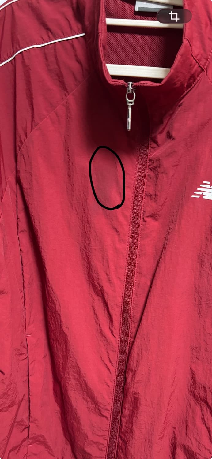 뉴발란스 버건디 바람막이 상품이미지2