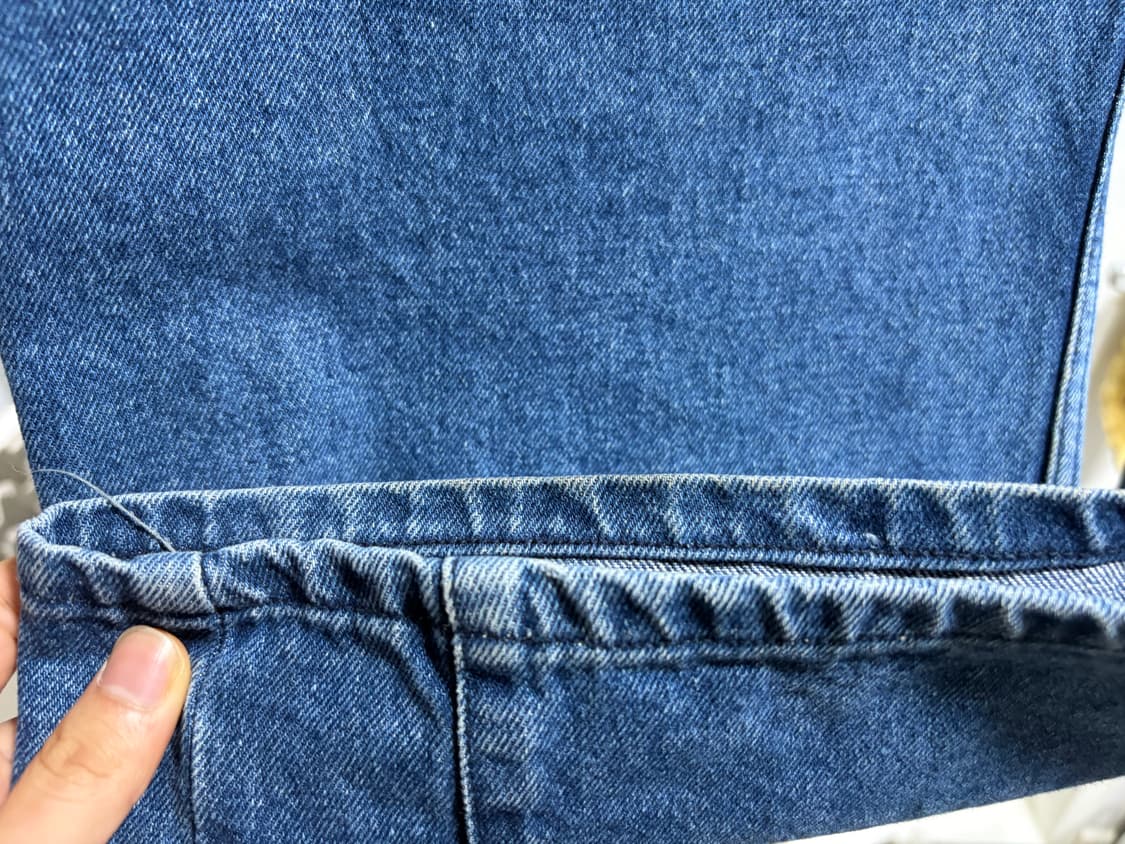 파브레가 빅터 커브드 데님 팬츠 (미디엄 블루) 상품이미지5