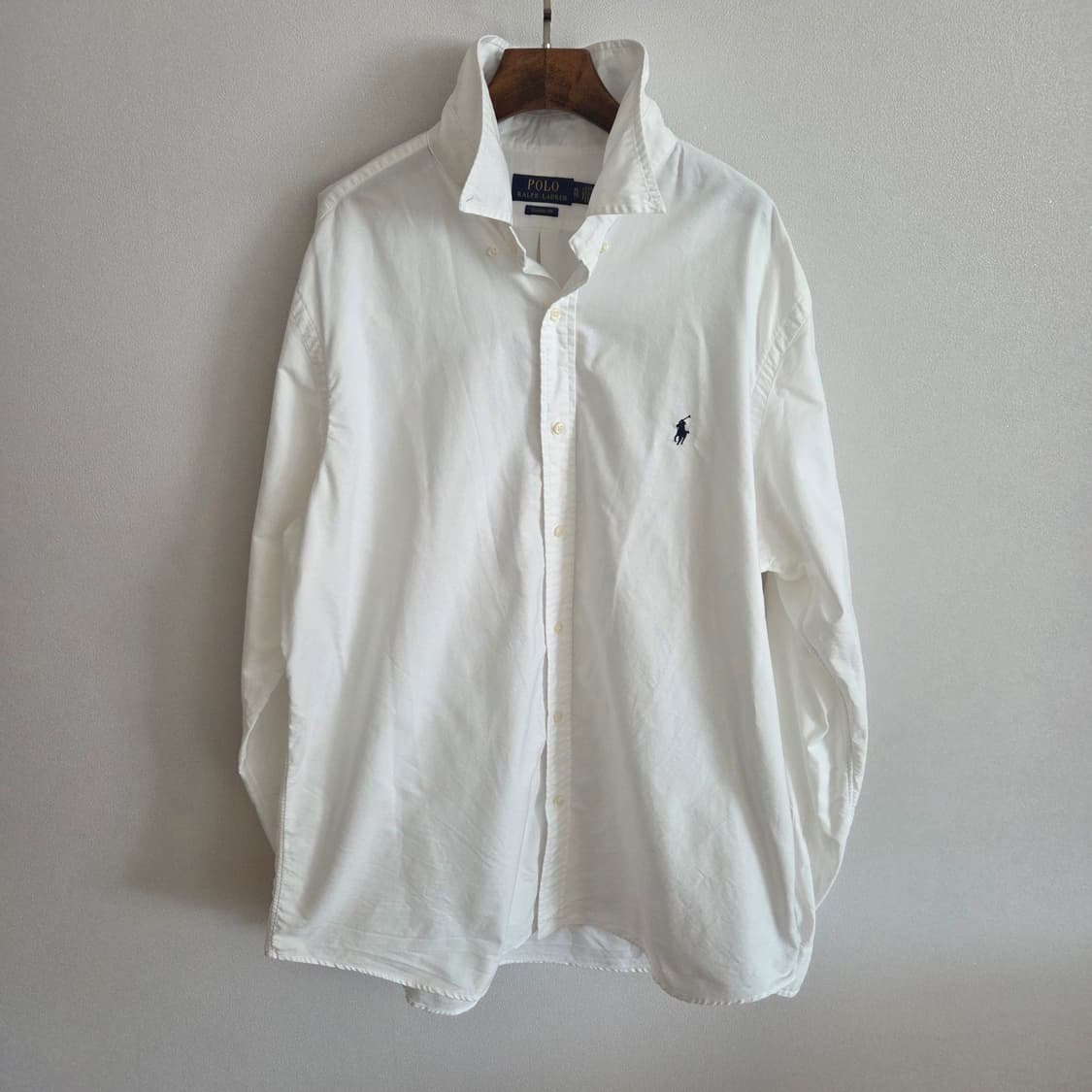 폴로 랄프로렌 화이트 셔츠 남방 XL 상품이미지1