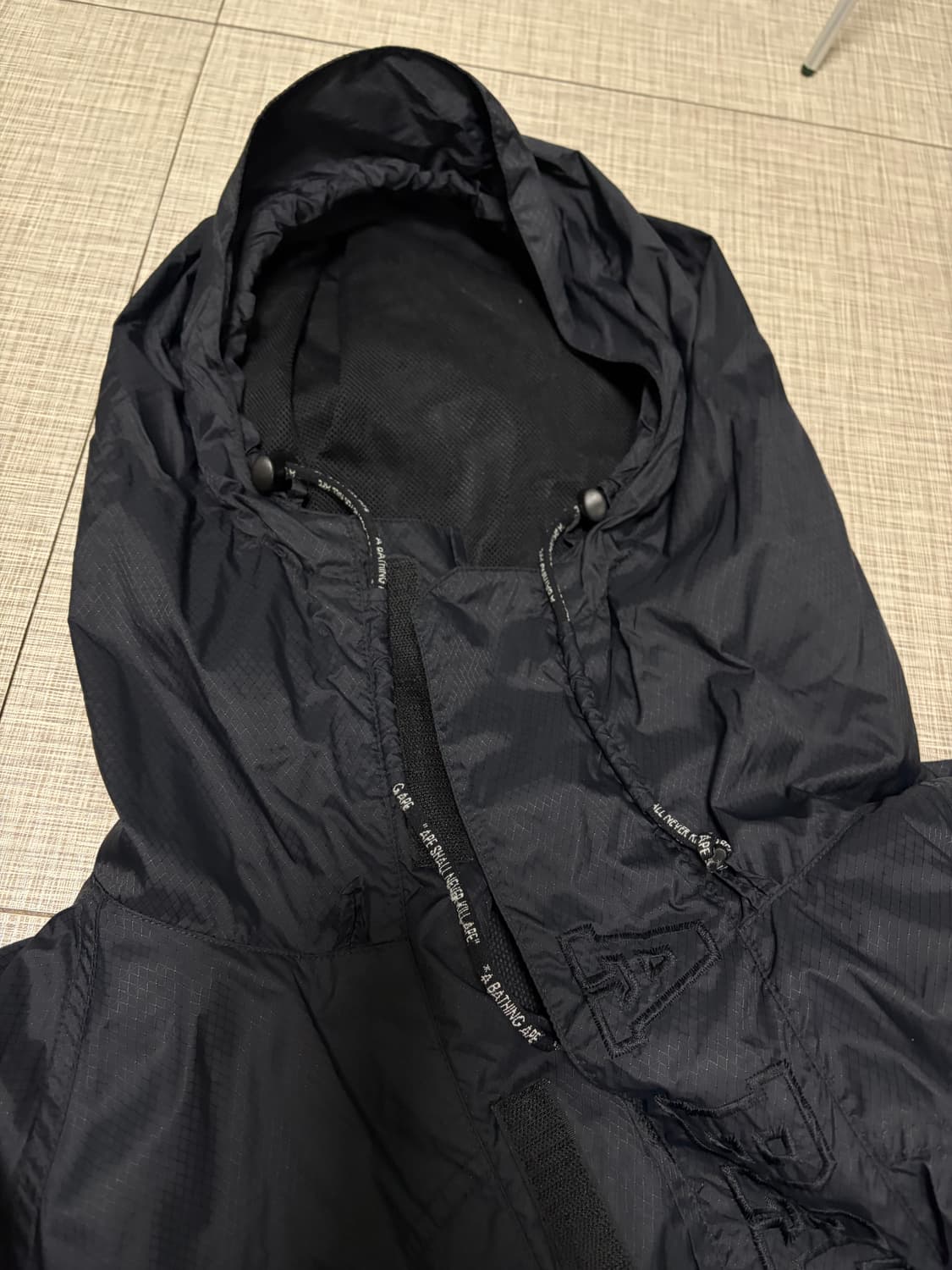 베이프 스노우보드 자켓 블랙 XL 판매 상품이미지4