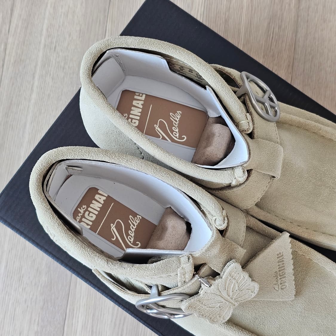 235 새제품) 클락스 니들스 왈라비 스트랩 부츠 메이플 스웨이드 상품이미지7