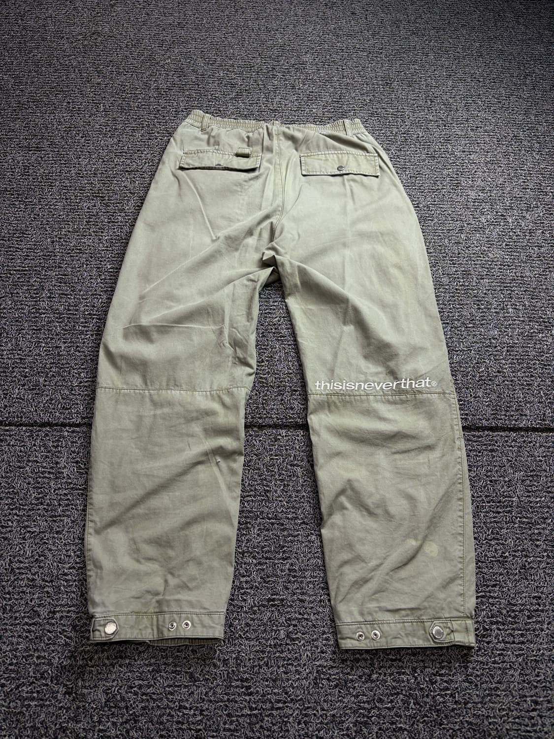 디스이즈네버댓 멀티 포켓 퍼티그 카고 팬츠 올리브 2144 상품이미지4