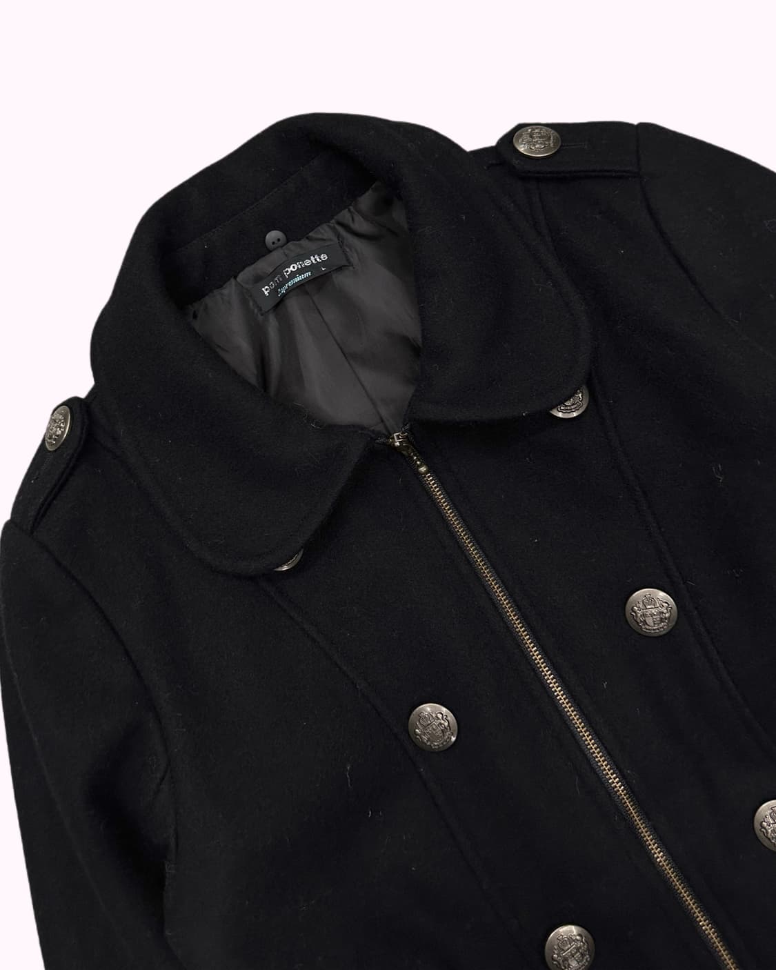 POM PONETTE logo botton zip-up jakcet 상품이미지3