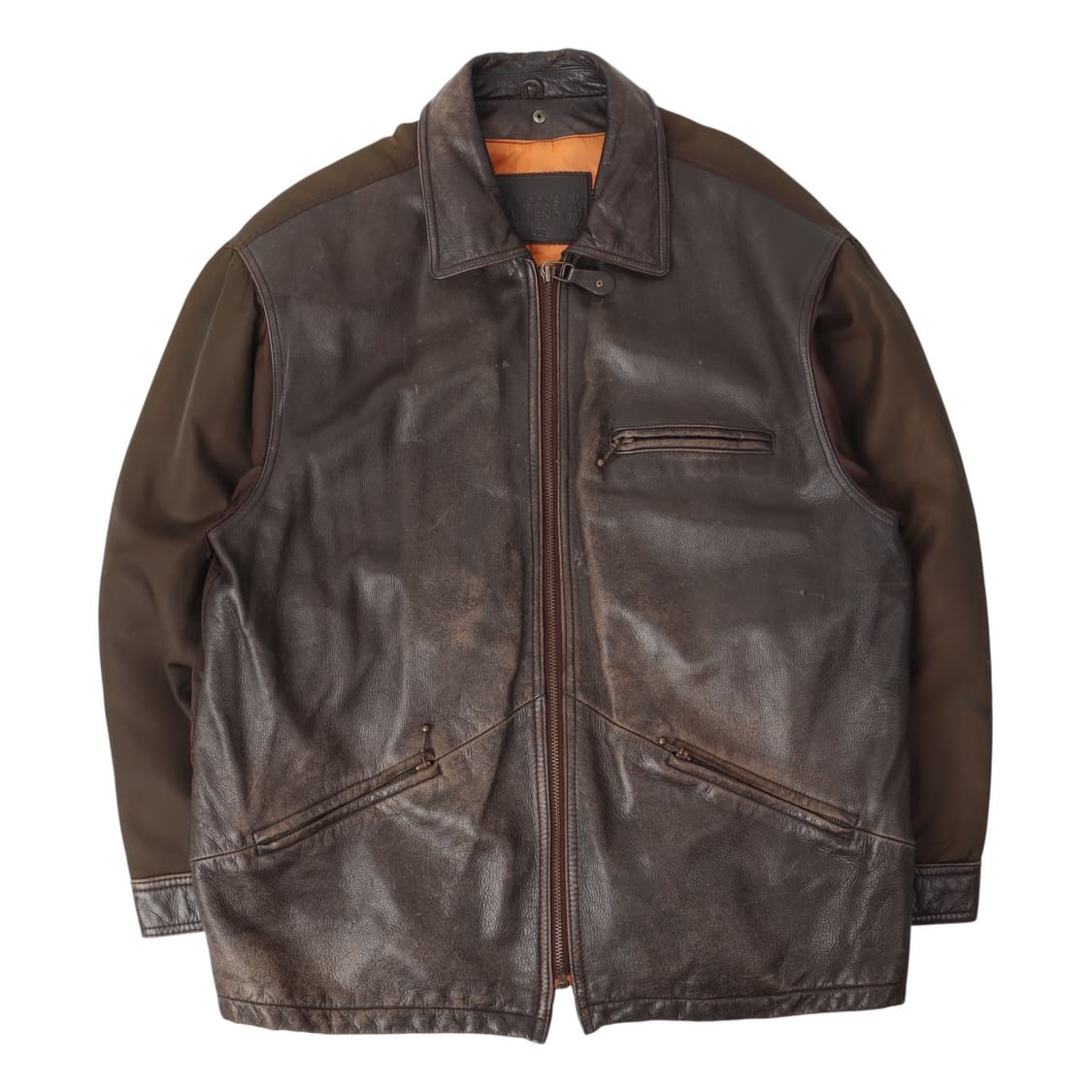 90s modus vivendi 빈티지 카우레더 자켓 상품이미지1