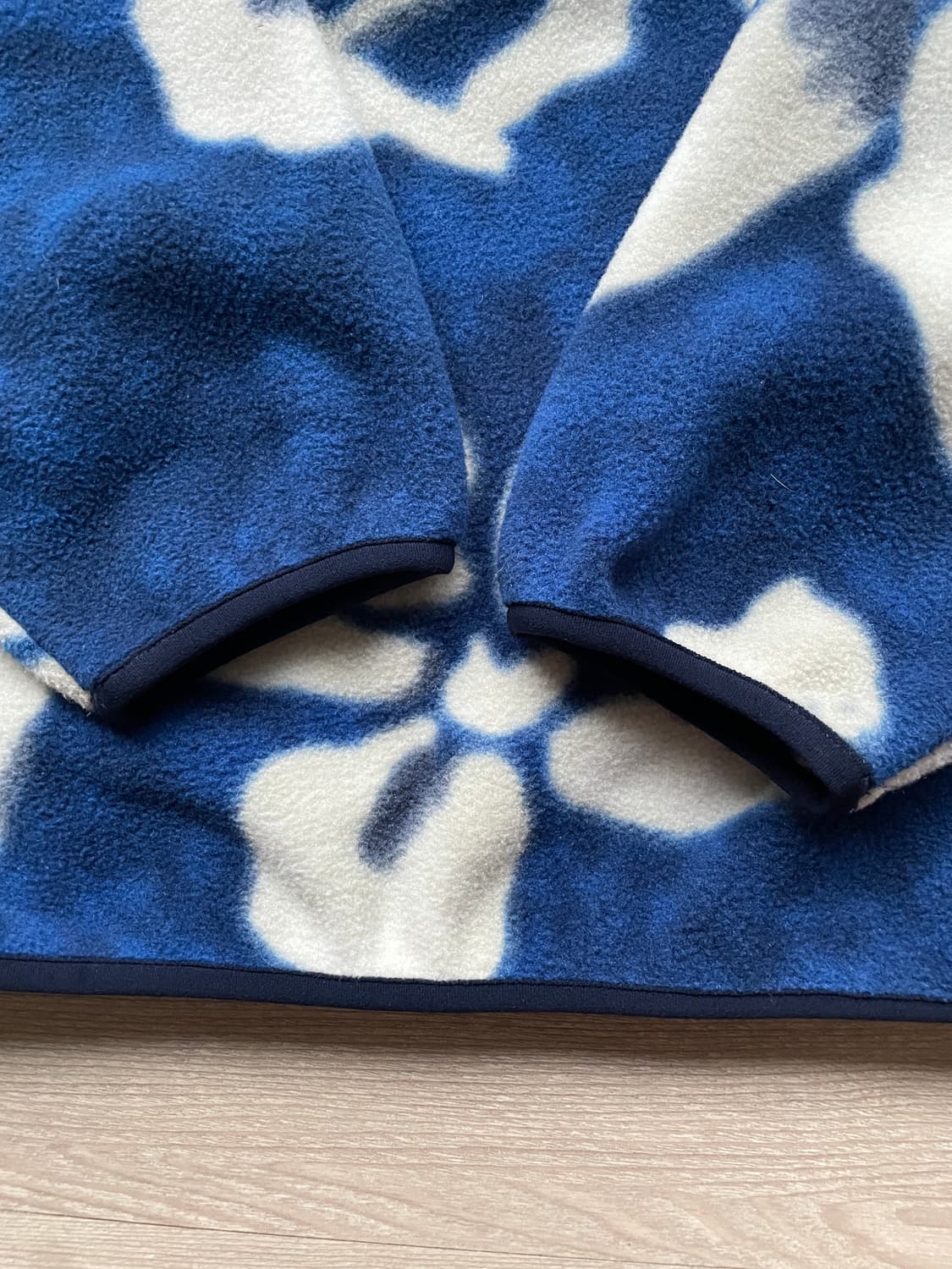 파타고니아 신칠라 하와이안 블루 플라워 패턴 빈티지 상품이미지7