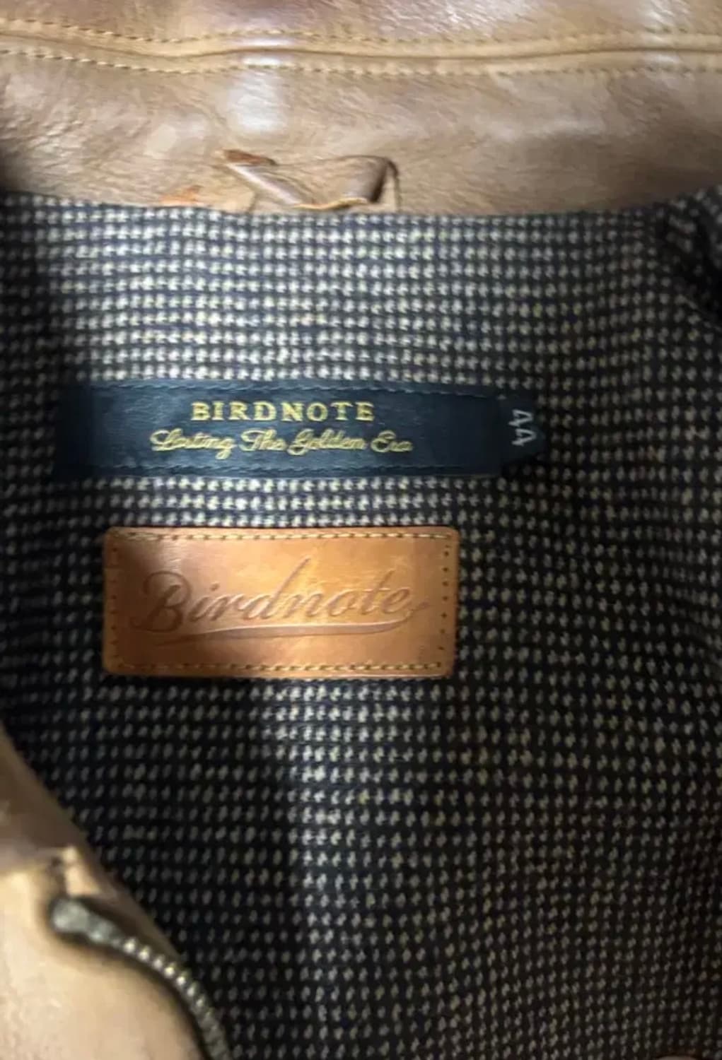 버드노트 누벅 파티나 스포츠 레더자켓, 브라운 44 상품이미지4