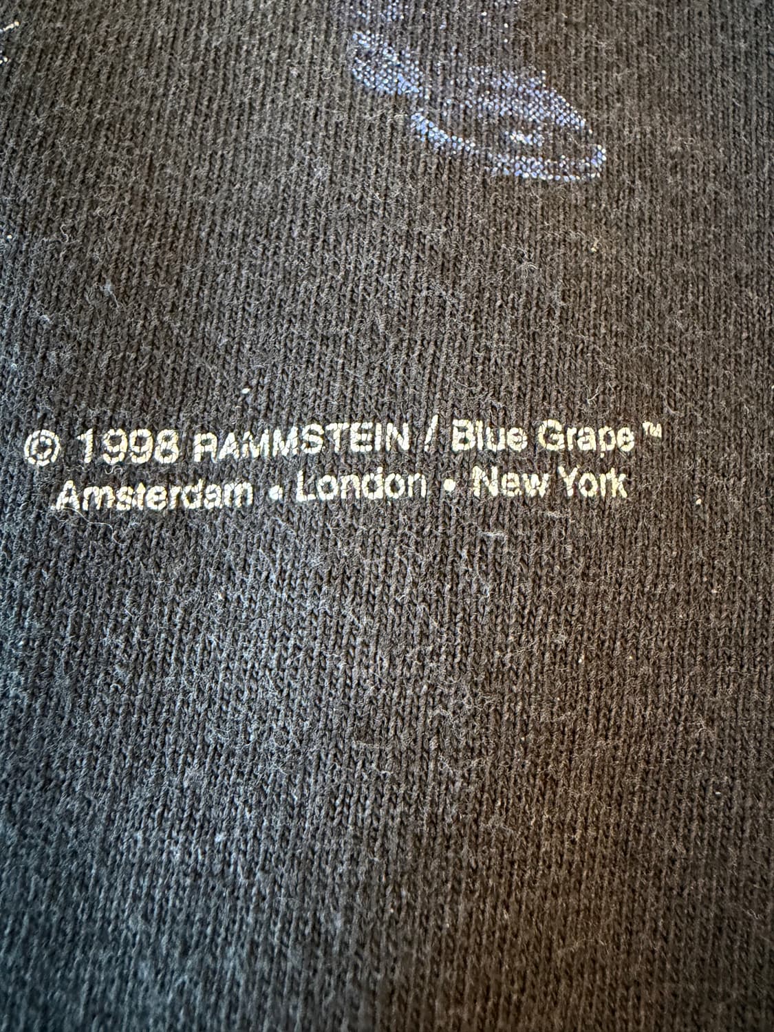 람슈타인 Rammstein 1998 투어 빈티지 티셔츠 90s 상품이미지2