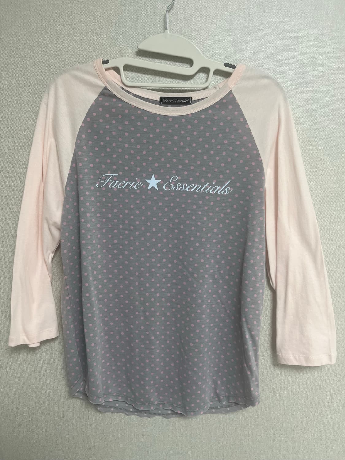 샵페어리 dot raglan sleeve top 도트 롱슬리브 상품이미지2