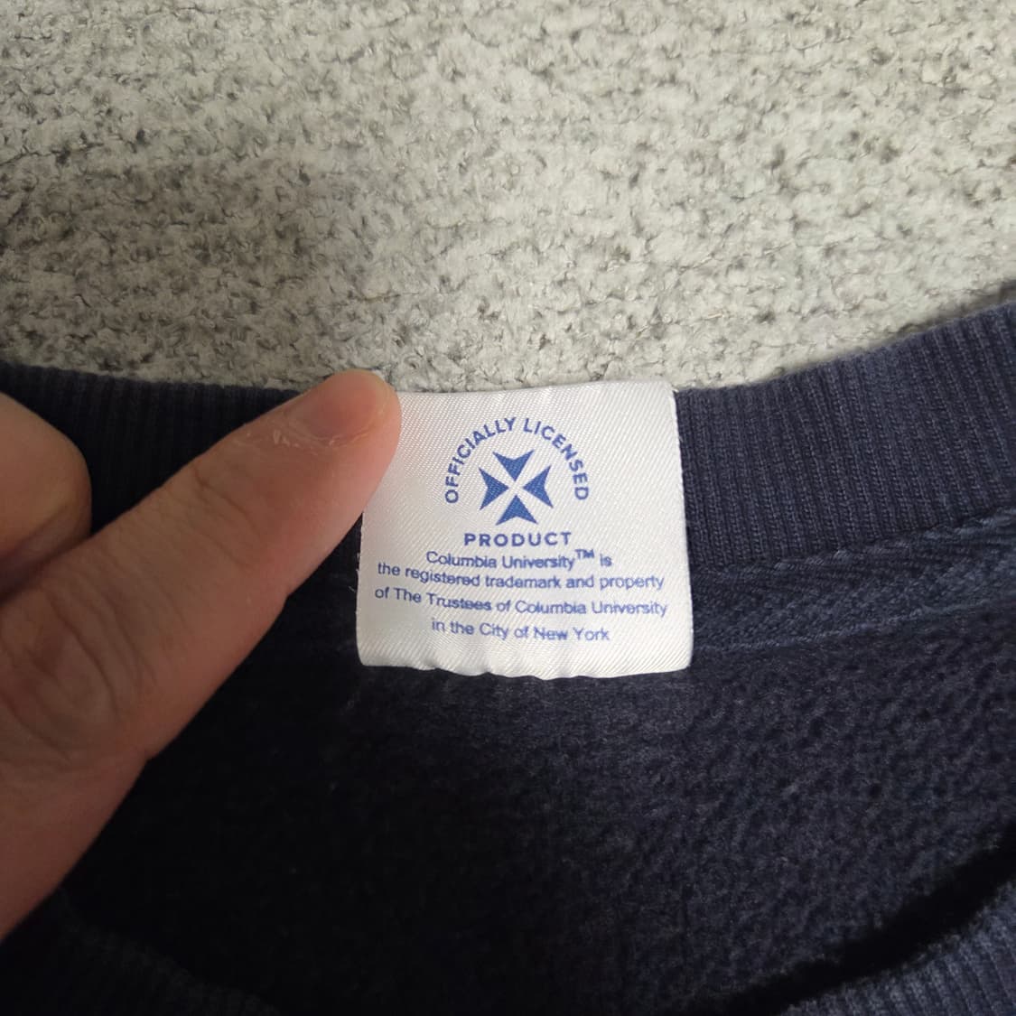 GU 컬럼비아 대학 맨투맨 스웻셔츠 L-XL(100-105) 상품이미지2