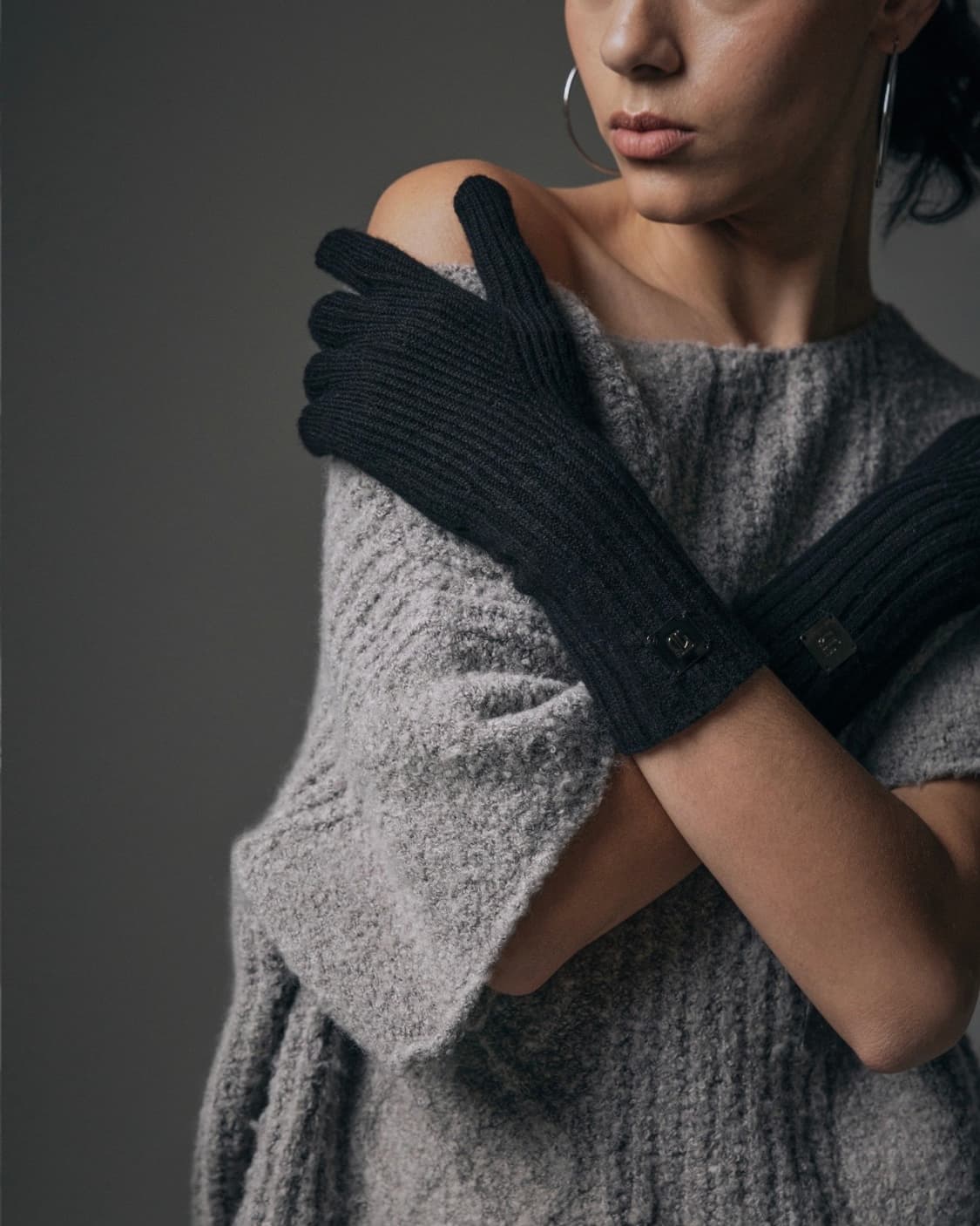 [새상품] 트리밍버드 wool knit gloves 상품이미지2