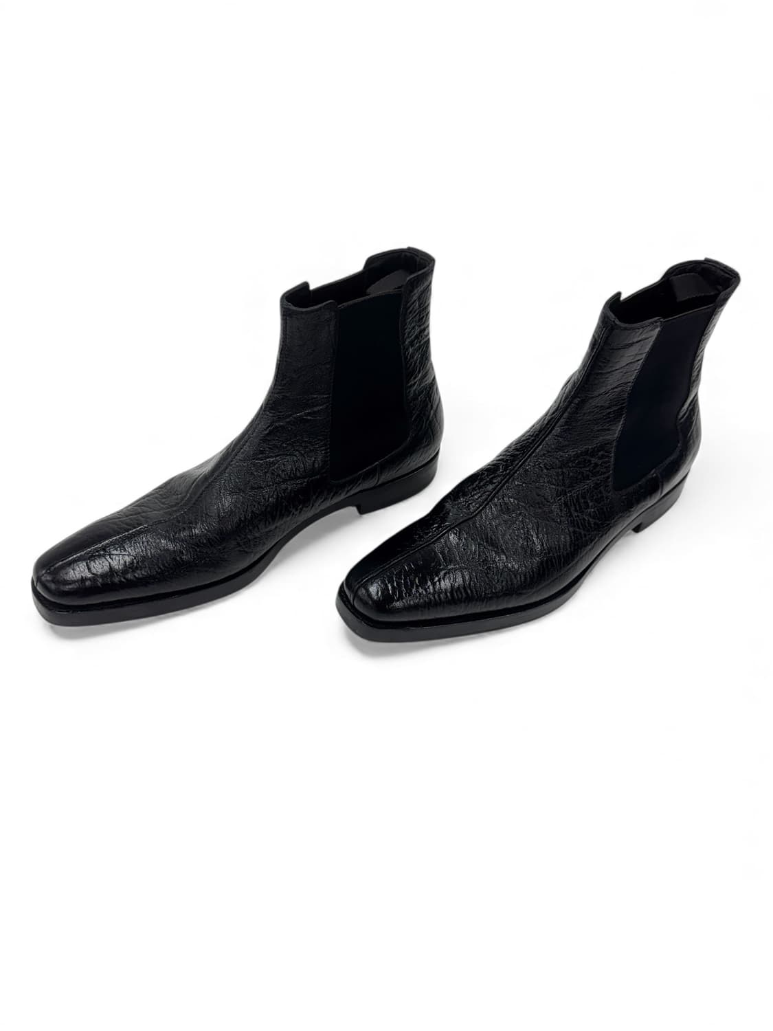 00s Prada Square Toe Boots 상품이미지6