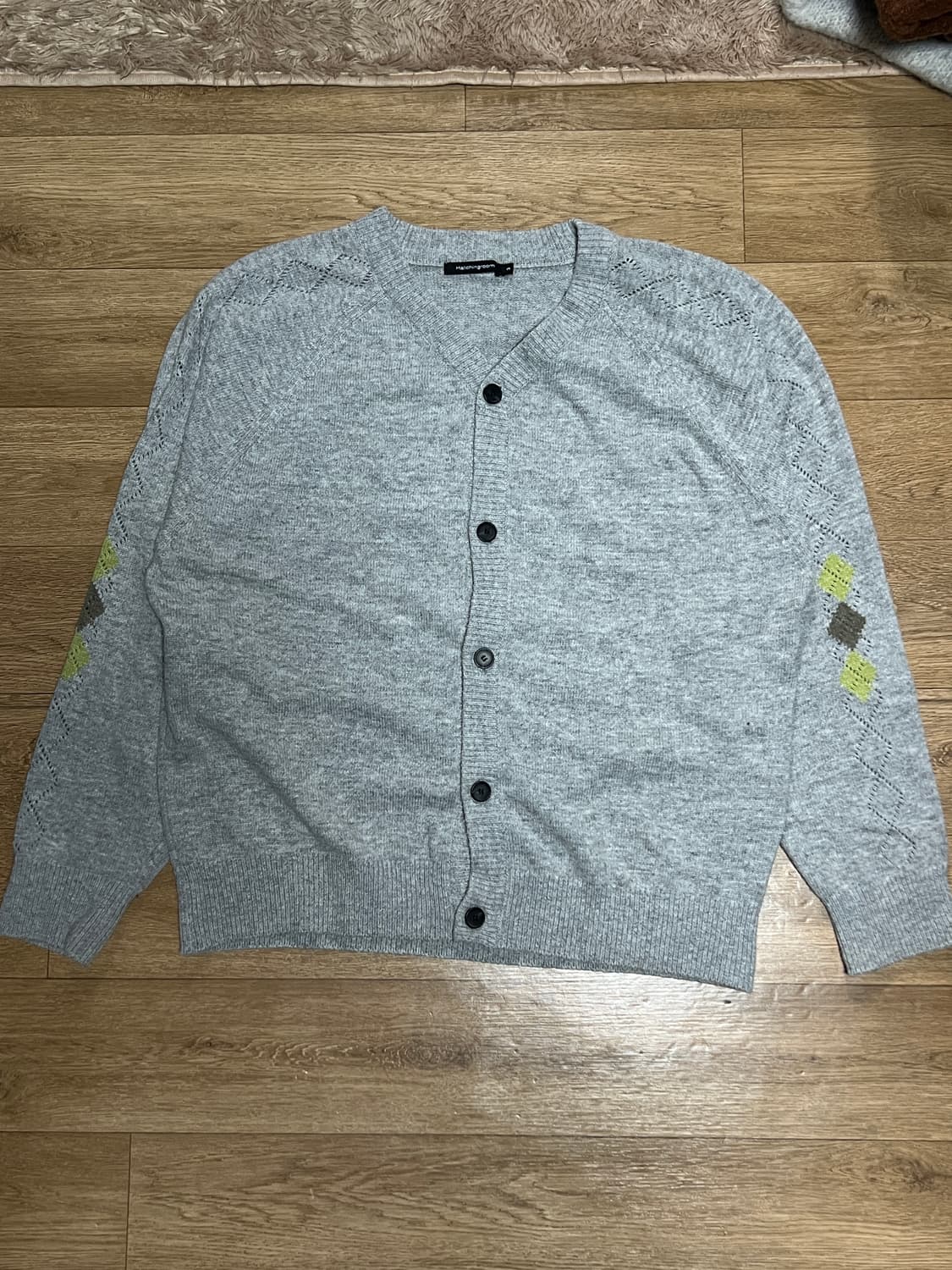 해칭룸 아가일 니트 3사이즈 판매 상품이미지1