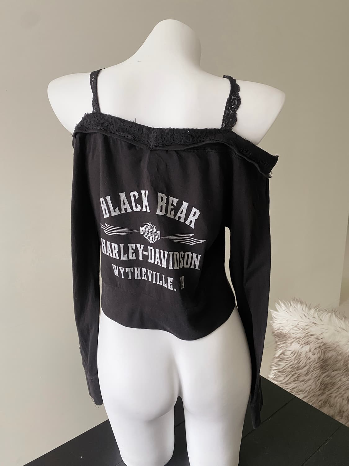 할리데이비슨 커스텀 오프숄더 탑 상품이미지2