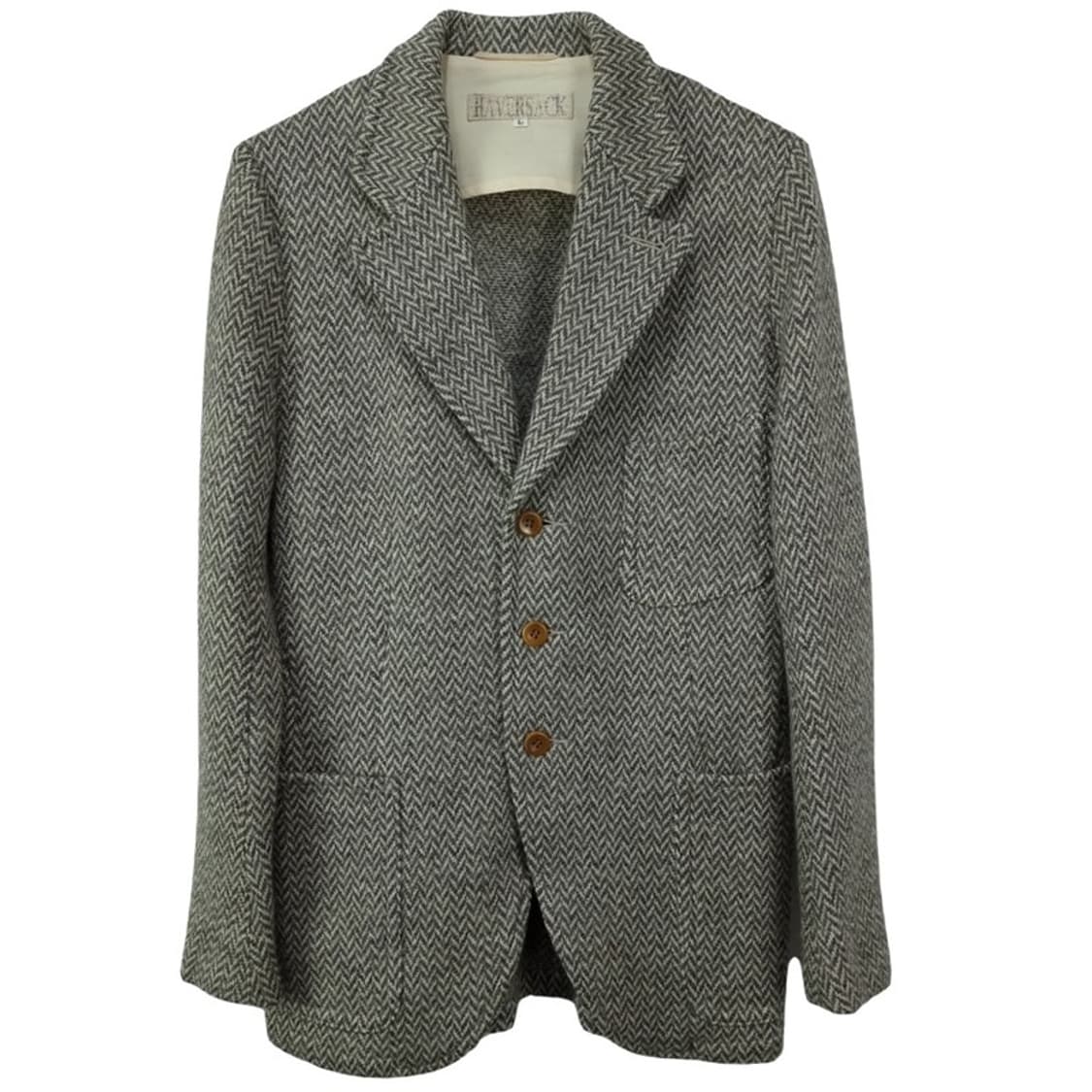[하버색] 헤링본 트위드 모직 쓰리버튼 블레이저 자켓 P01563 상품이미지2