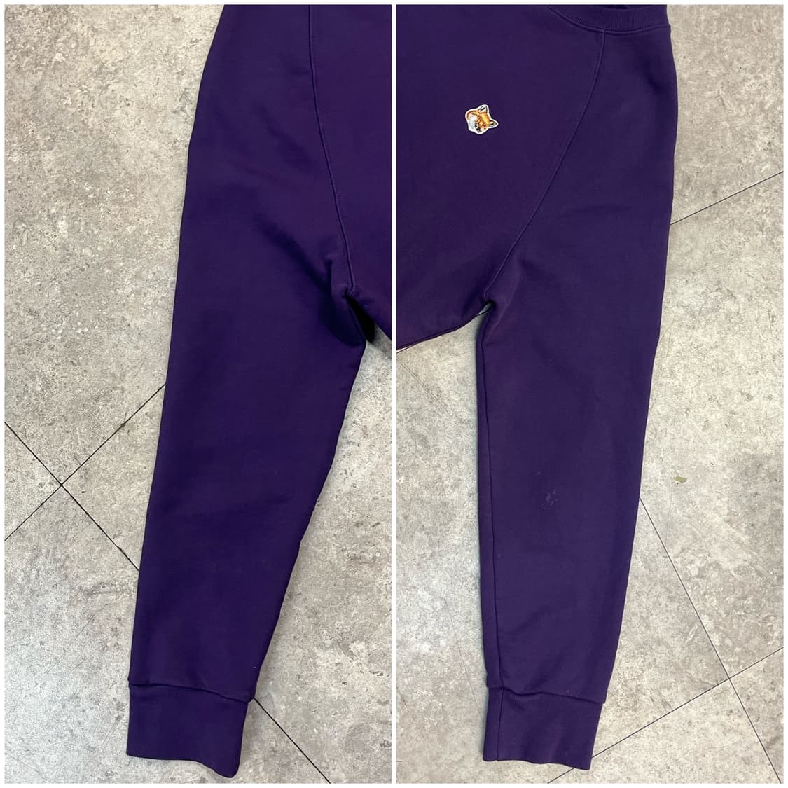 메종키츠네 맨투맨 퍼플 2XL #csz2658 상품이미지6