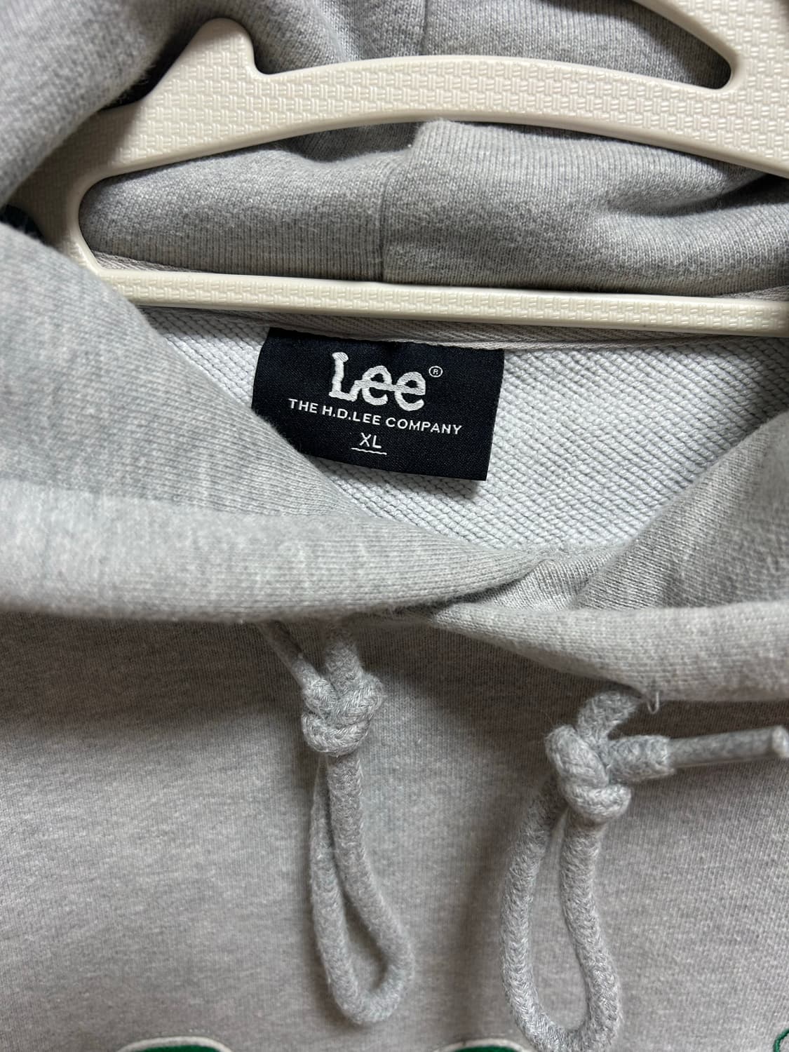 Lee 리 로고 후드티 그레이 XL 상품이미지1