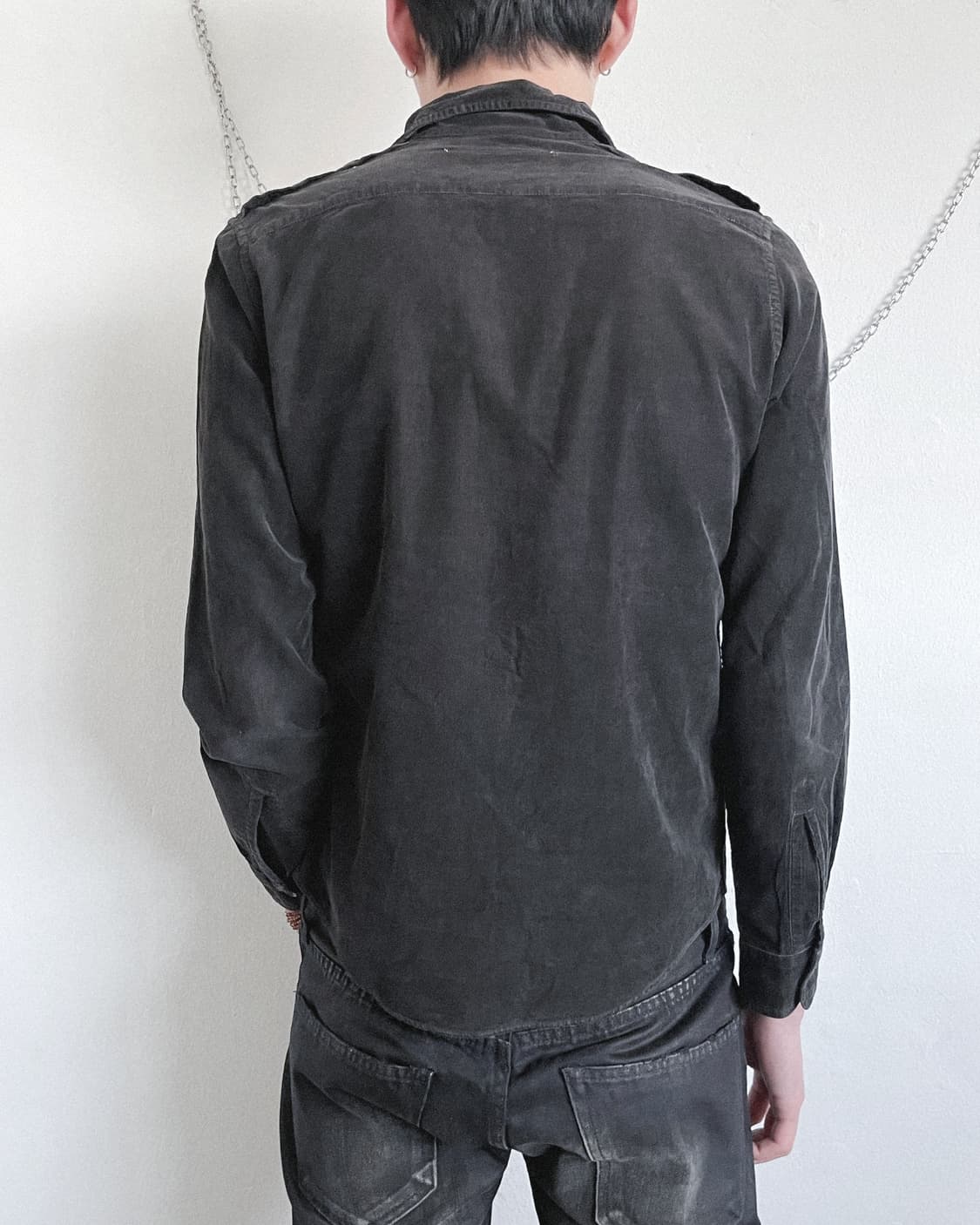 davit meursalut 핀 코듀로이 밀리터리 셔츠 상품이미지5