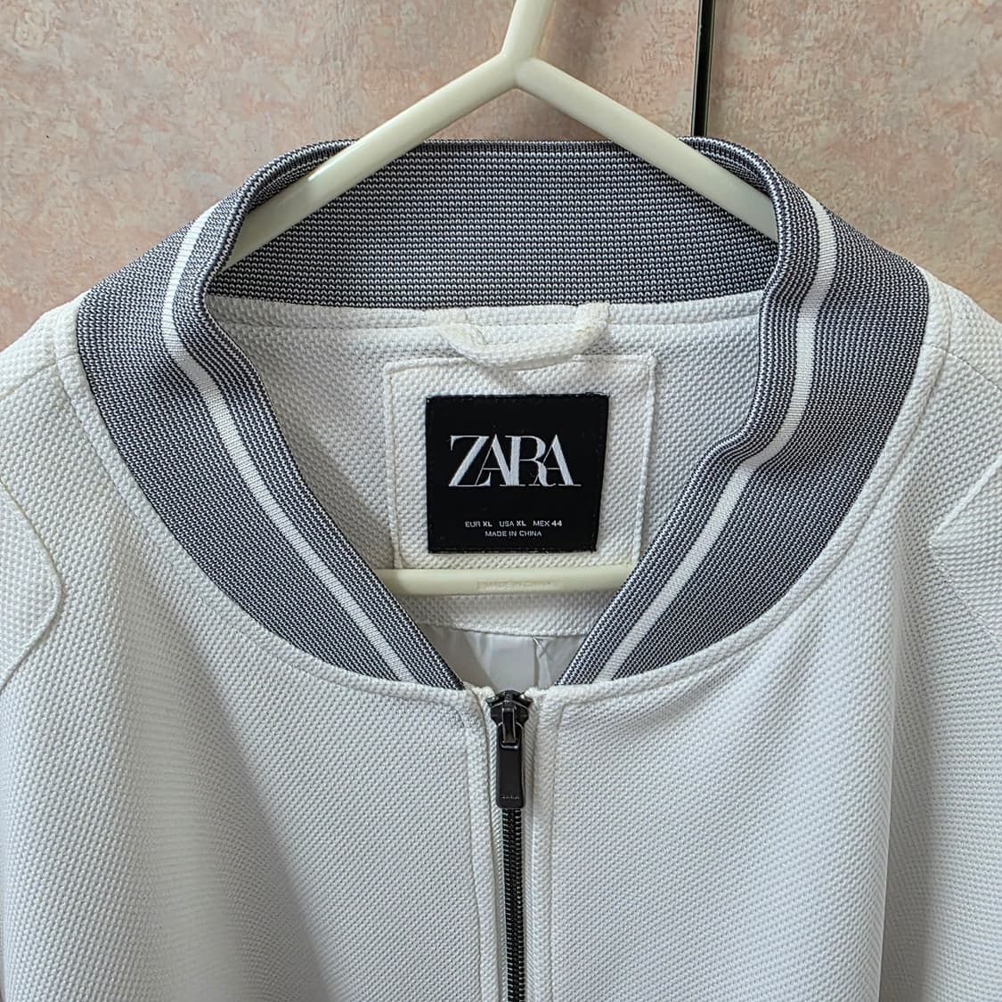 ZARA 화이트 져지 XL 상품이미지4