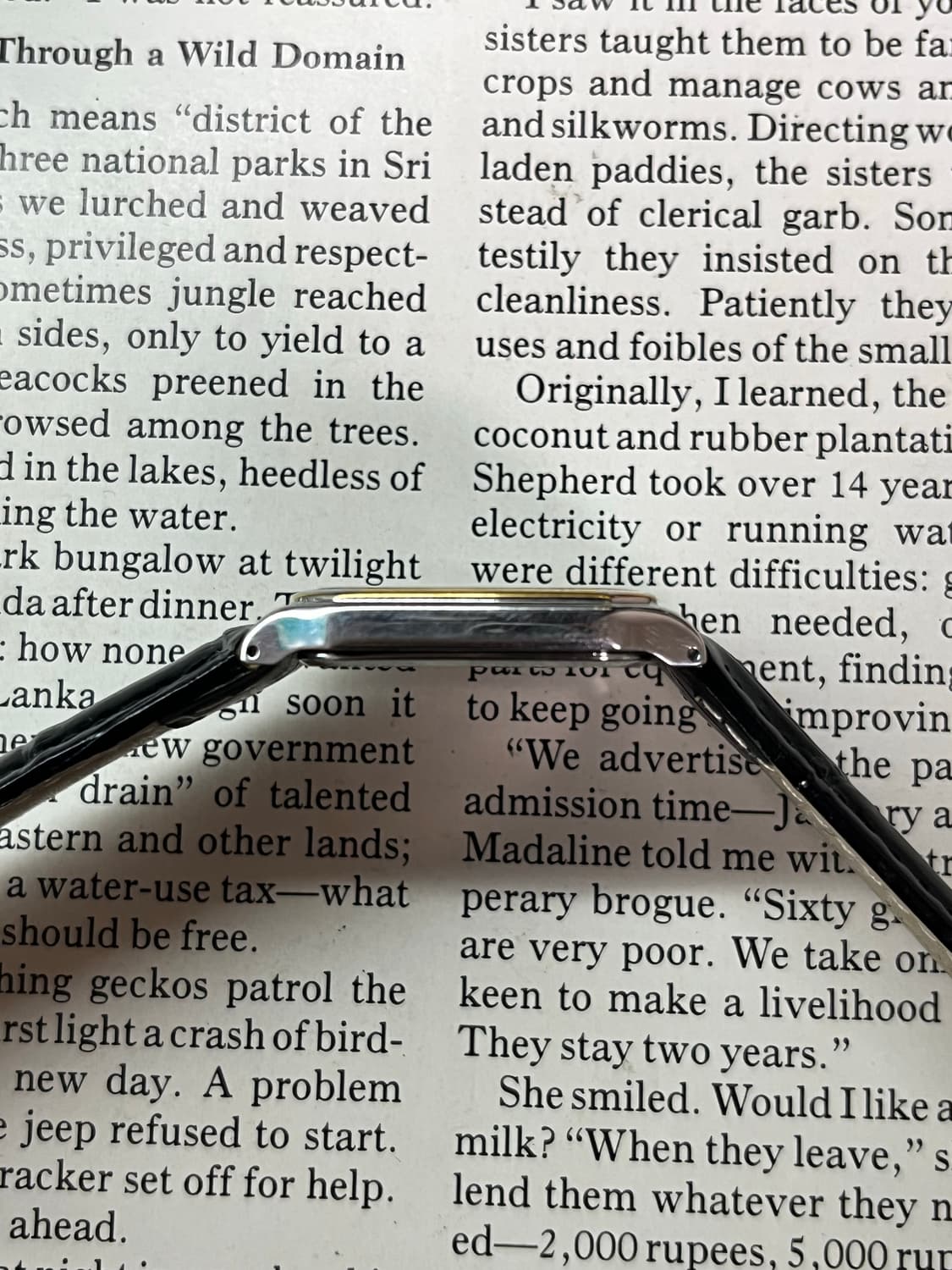 Vintage Seiko Quartz Spirit Tank Watch 상품이미지6