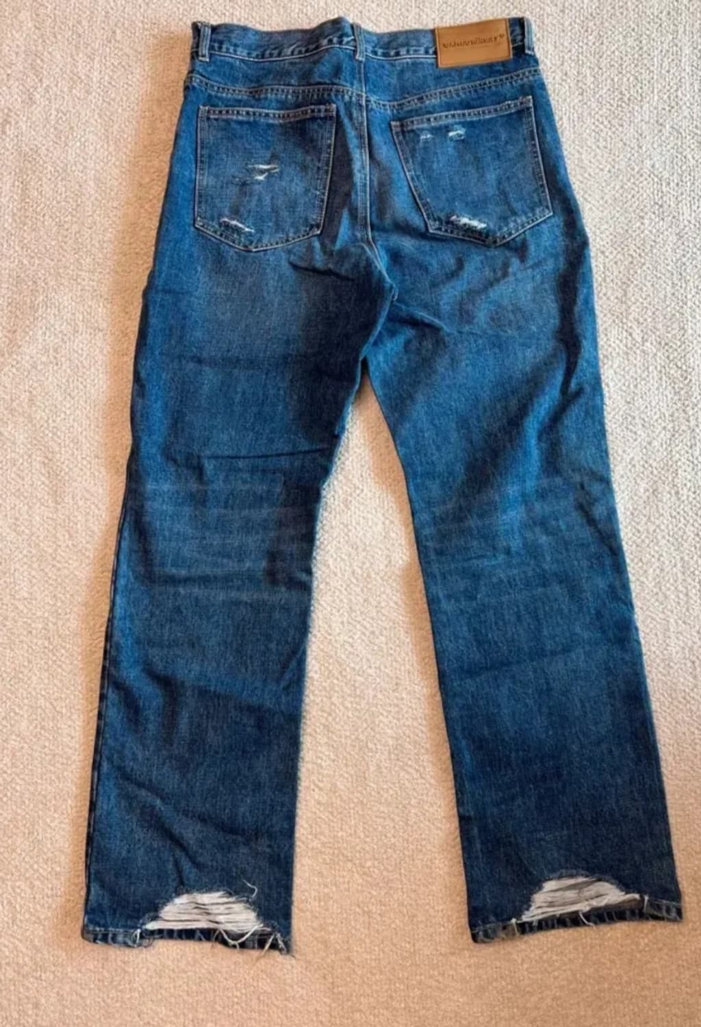 엑스트라오디너리 데미지 데님 팬츠 M 상품이미지3