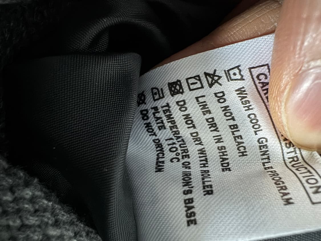 여성 PXG 골프 커스텀 리메이크 패딩 니트 후드 집업 S ~ M 상품이미지5