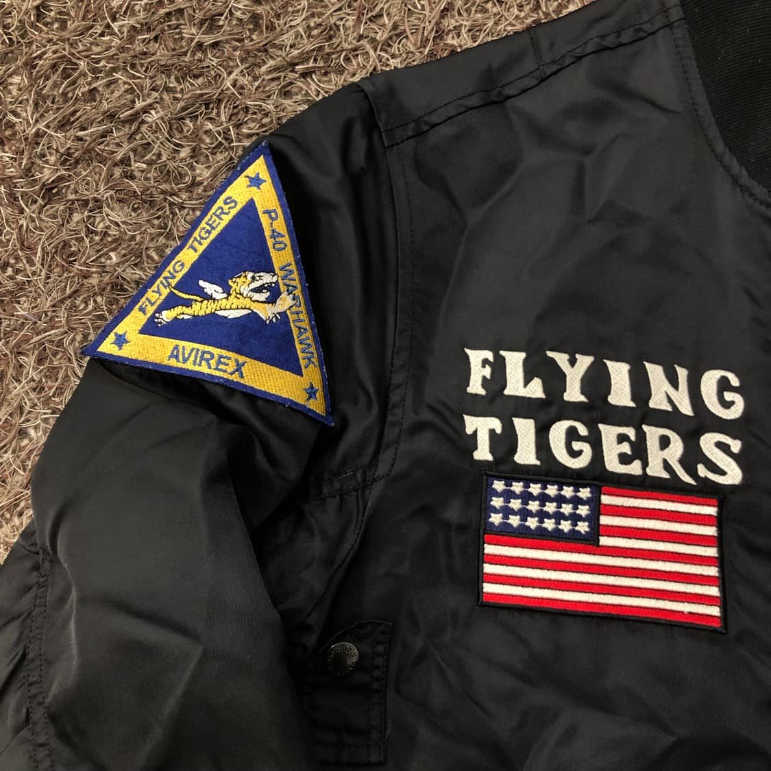 아스페시 아비렉스 플라잉타이거 MA-1 플라이트 항공 점퍼 상품이미지3