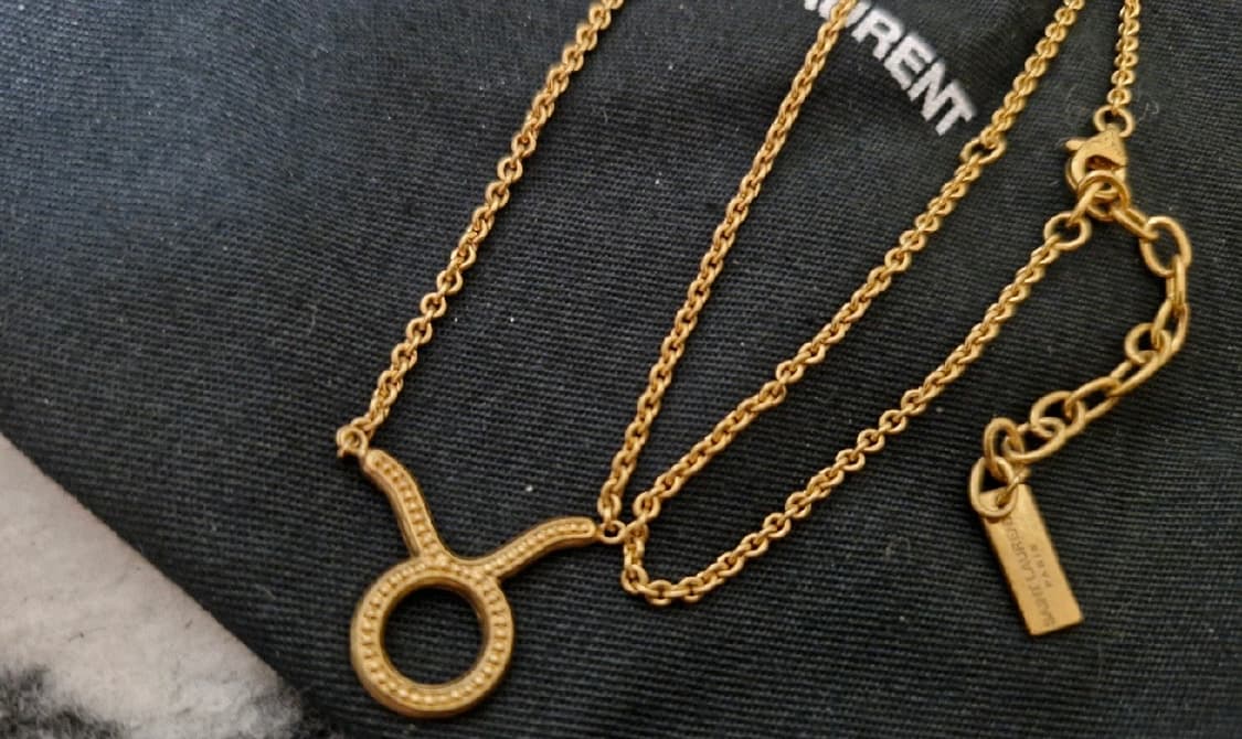 생로랑 황소자리 골드 목걸이 상품이미지1