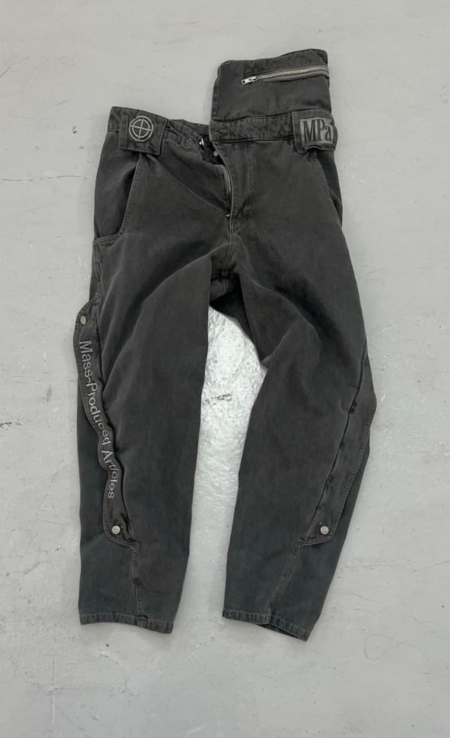 PLASTICPRODUCT MPa SINGLE WAIST 데님 바지 s 상품이미지3