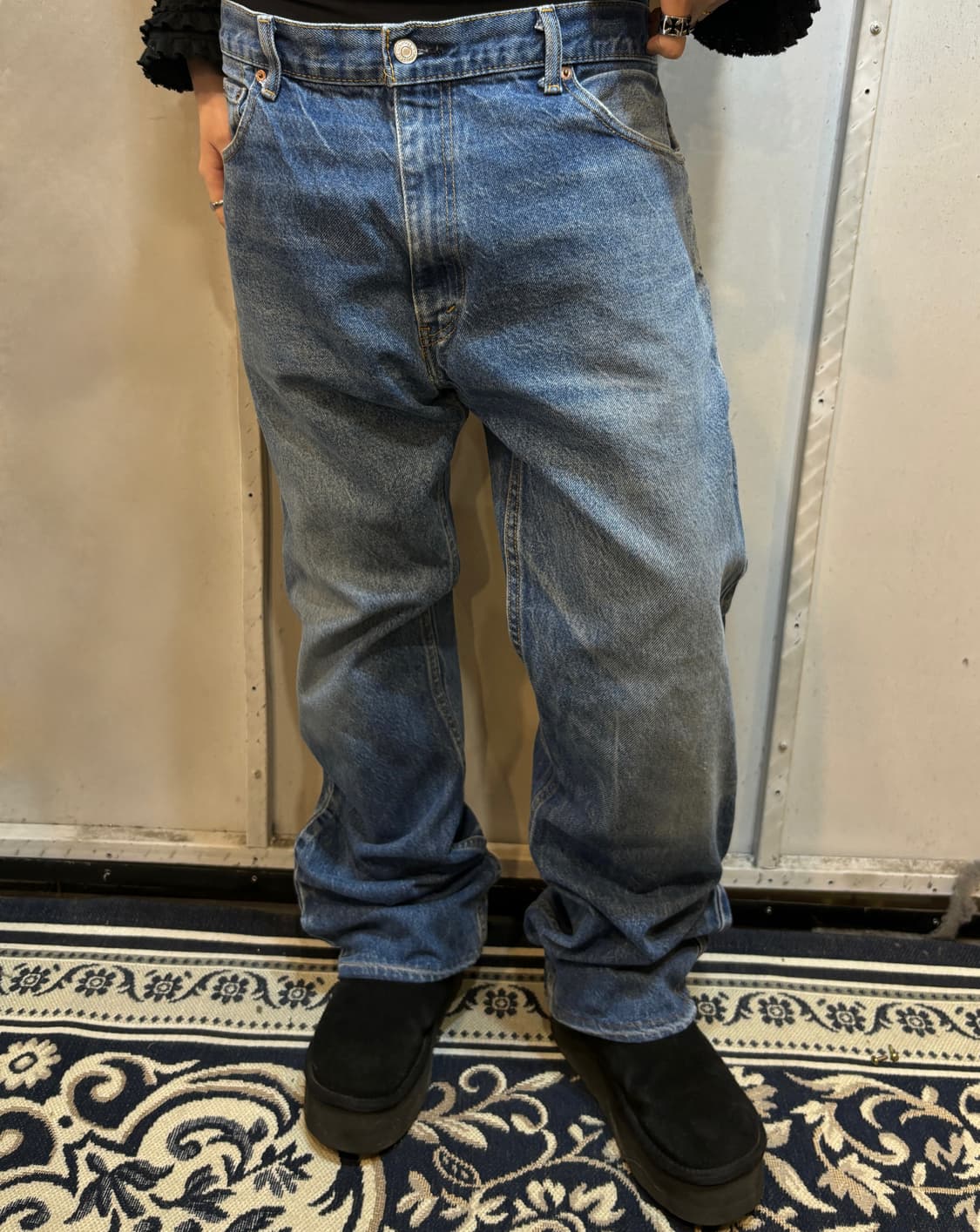 90s🇺🇸 LEVIS 517 U.S.A denim boots cut 상품이미지3