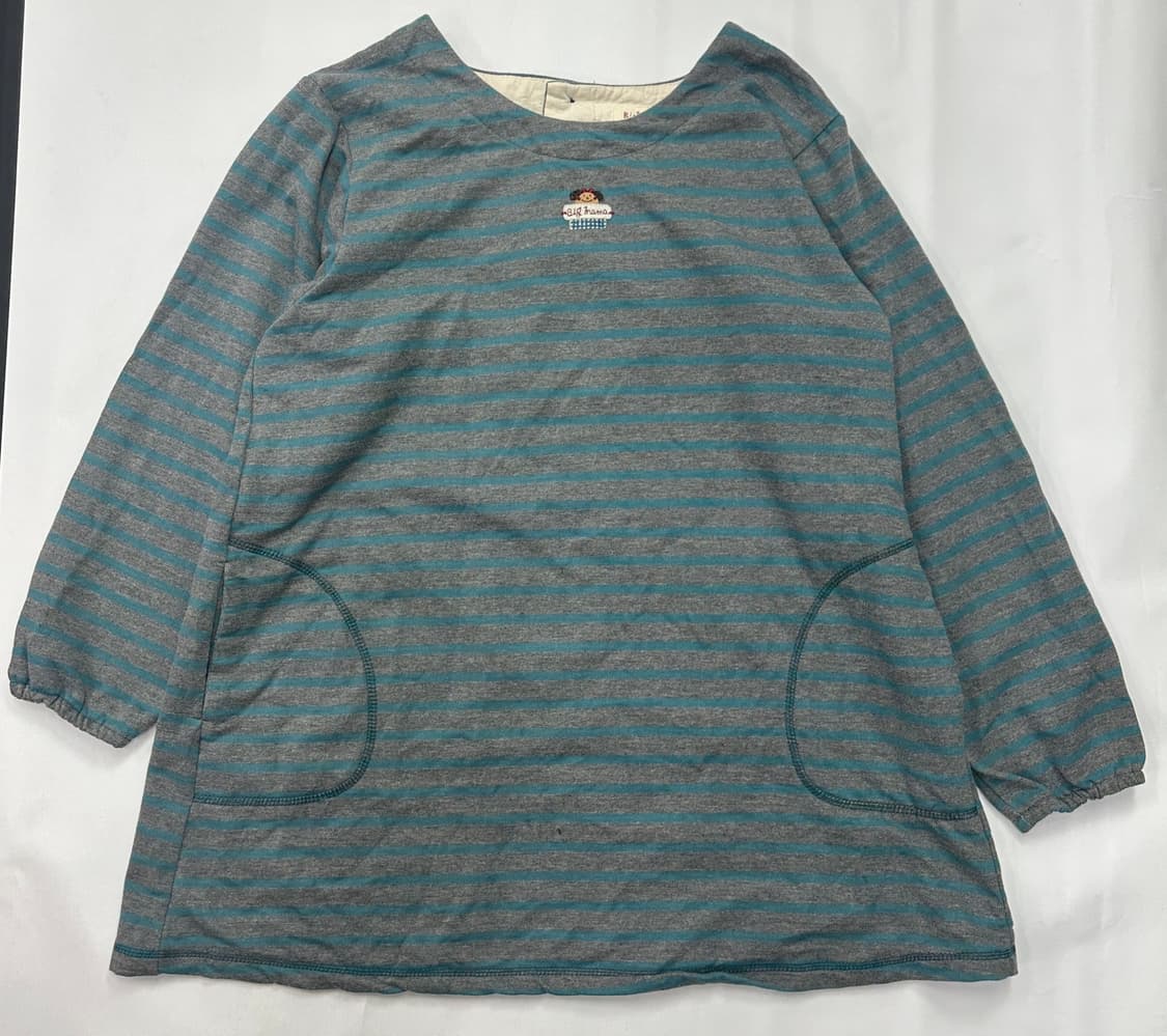 🫧하구미의 민트 스트라이프 봄 작업실룩 코디세트🫧 원피스 레이어드 상품이미지5