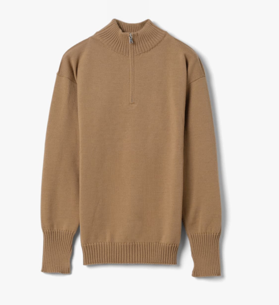 새상품(M)안데르센안데르센 씨맨 하프집업 카멜 상품이미지3