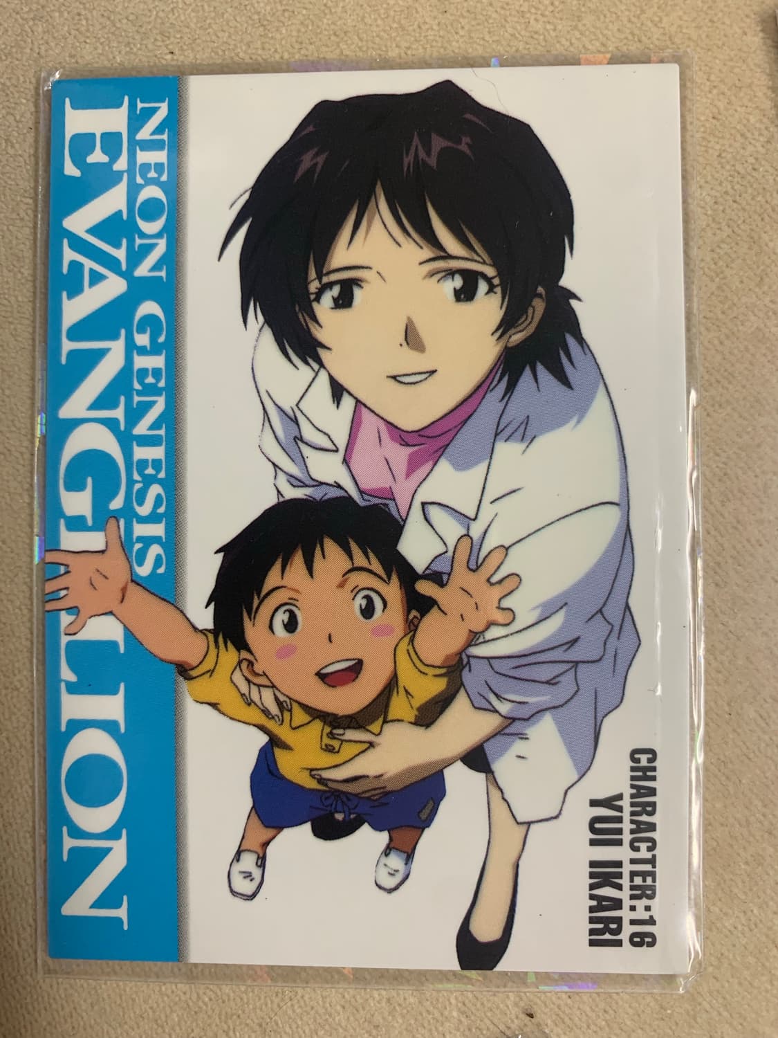 에반게리온 고전 미소녀 사다모토 레이 아스카 사도 유이 카드다스 웨하스 상품이미지2