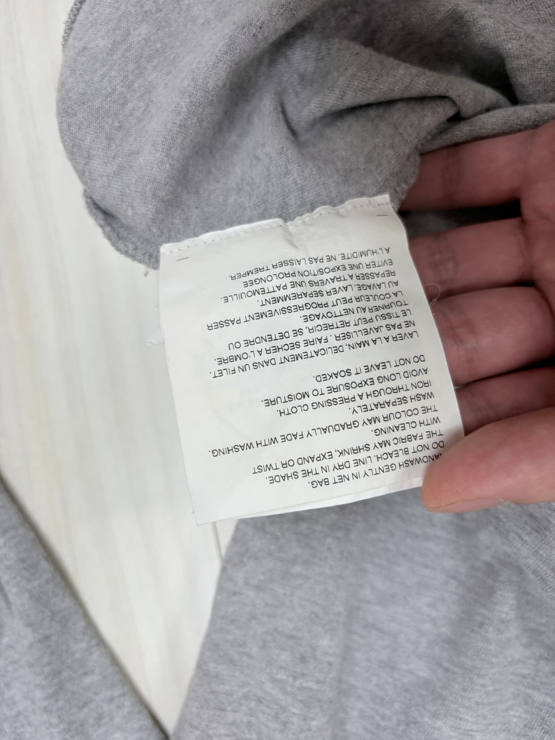 꼼데가르송 블랙하트 와펜 긴팔티, 블랙와펜 롱 슬리브 상품이미지7