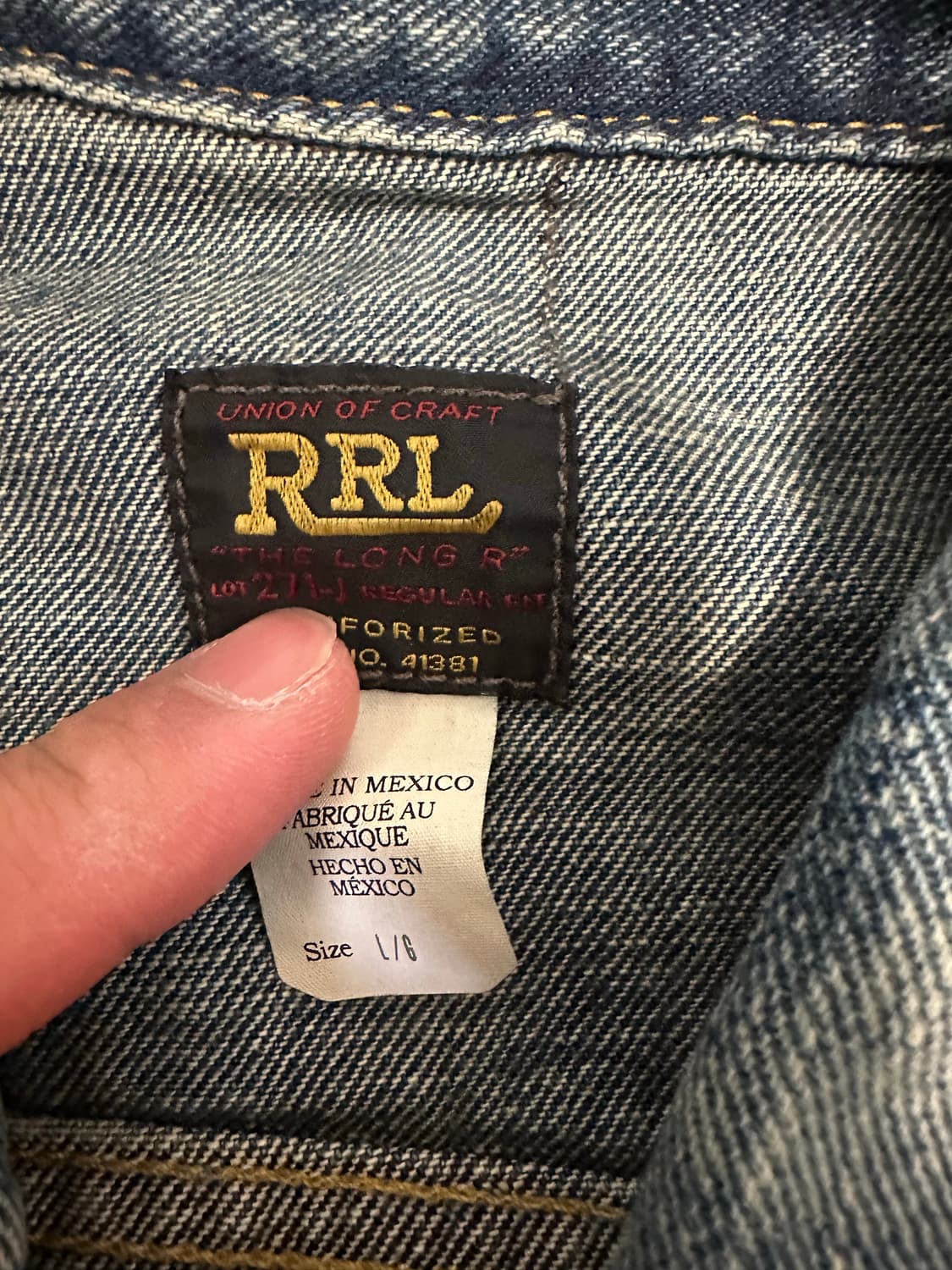 [L] RRL LOT271 새상품 상품이미지3