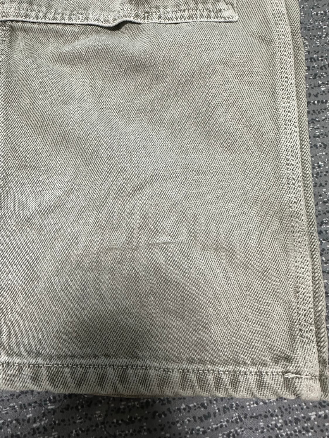 (30X32) 칼하트 WIP 더블니 데님팬츠 초크워시  상품이미지4