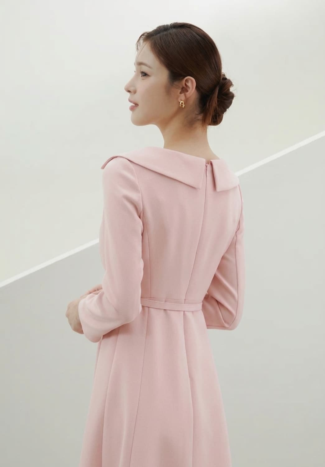 잇미샤 벨티드 페미닌 원피스 55사이즈 상품이미지3