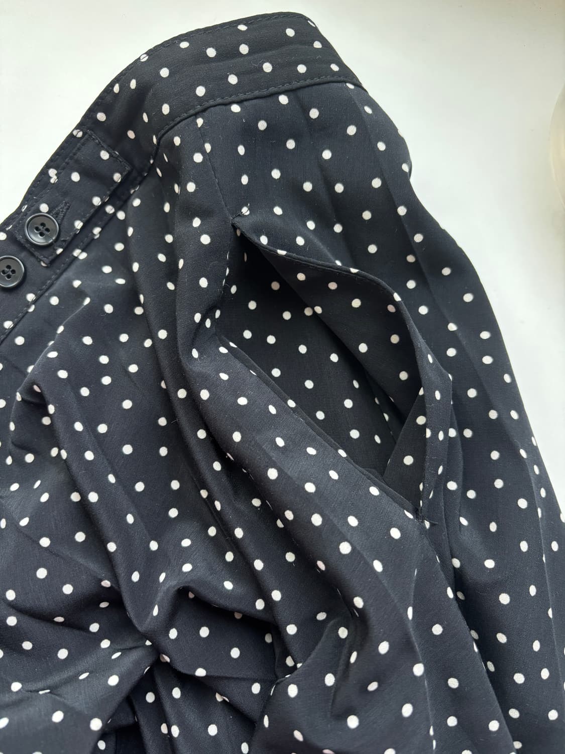 빔즈보이 도트 플리츠스커트 상품이미지5