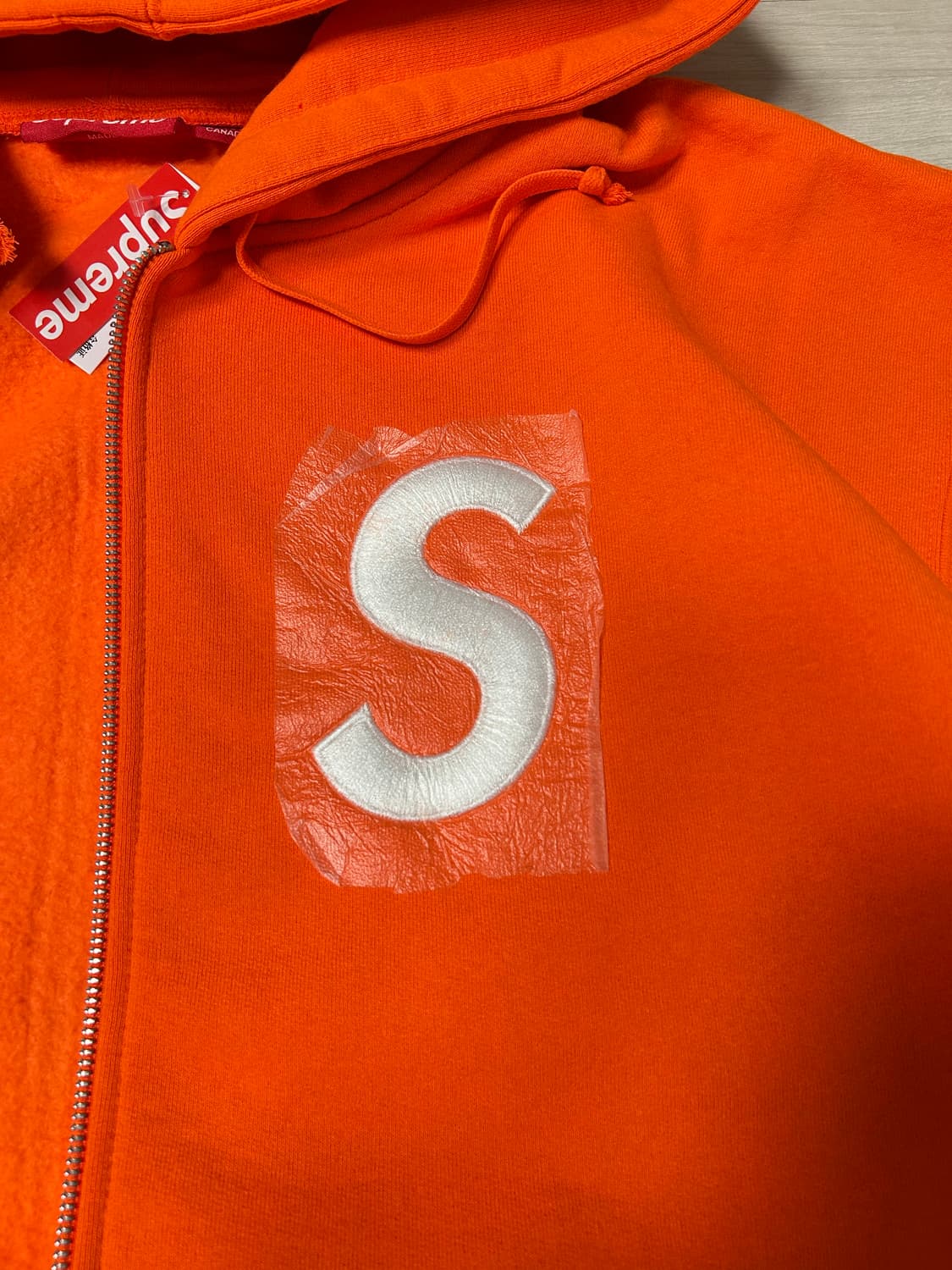 (XL) 슈프림 s로고 후드 집업 -24fw 상품이미지4