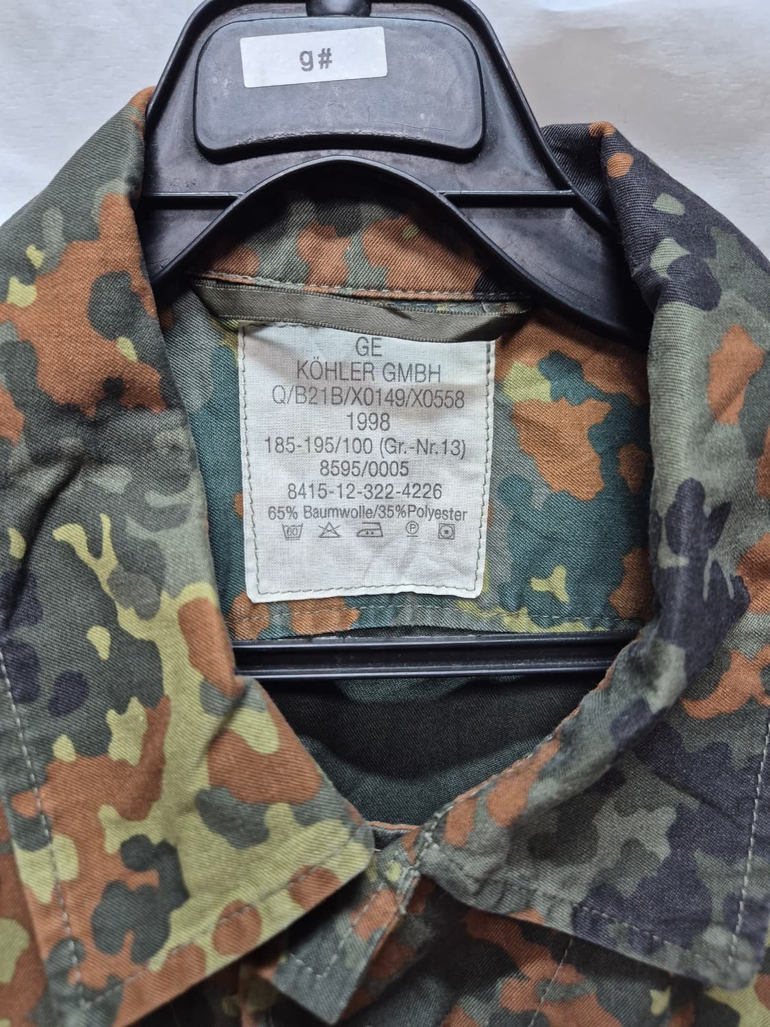 독일군 블랙탄 자켓 상품이미지2