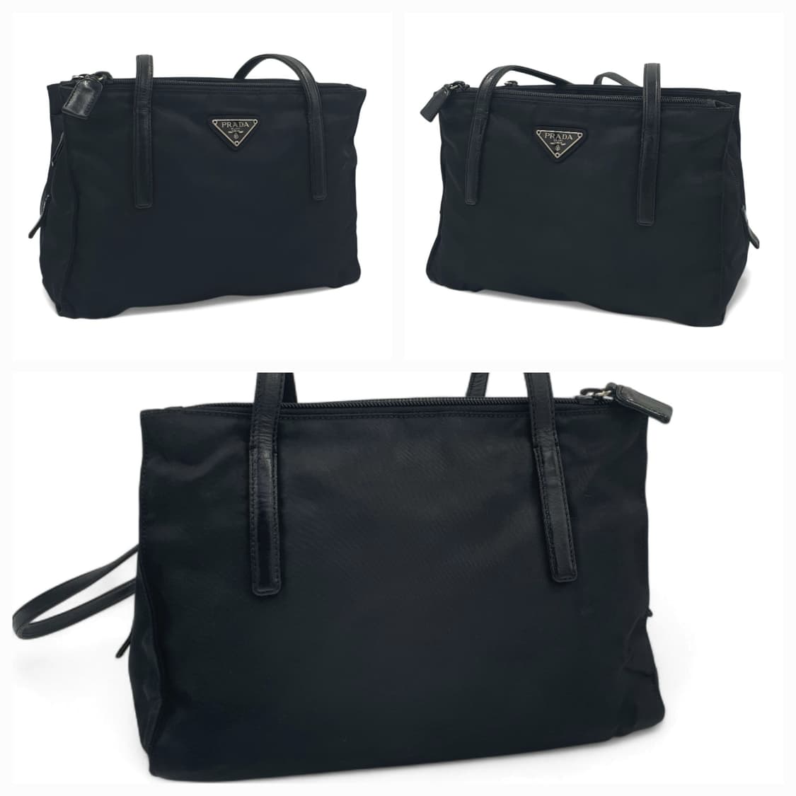 프라다 리나일론 블랙 미니 숄더백 B6082X 상품이미지2