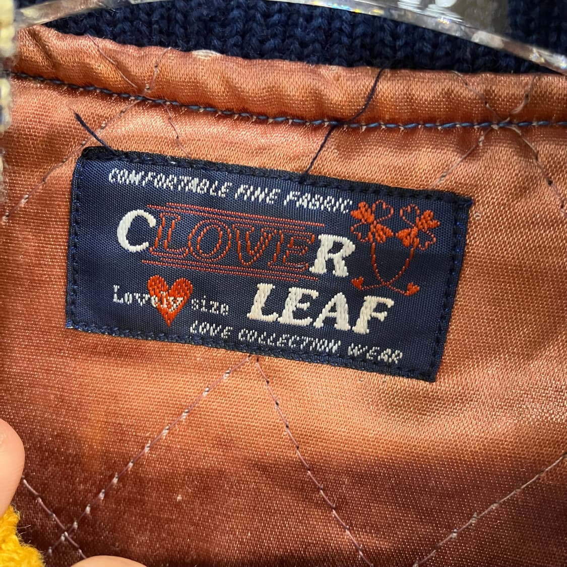 클로버리프 블루 스타디움 자켓 상품이미지2