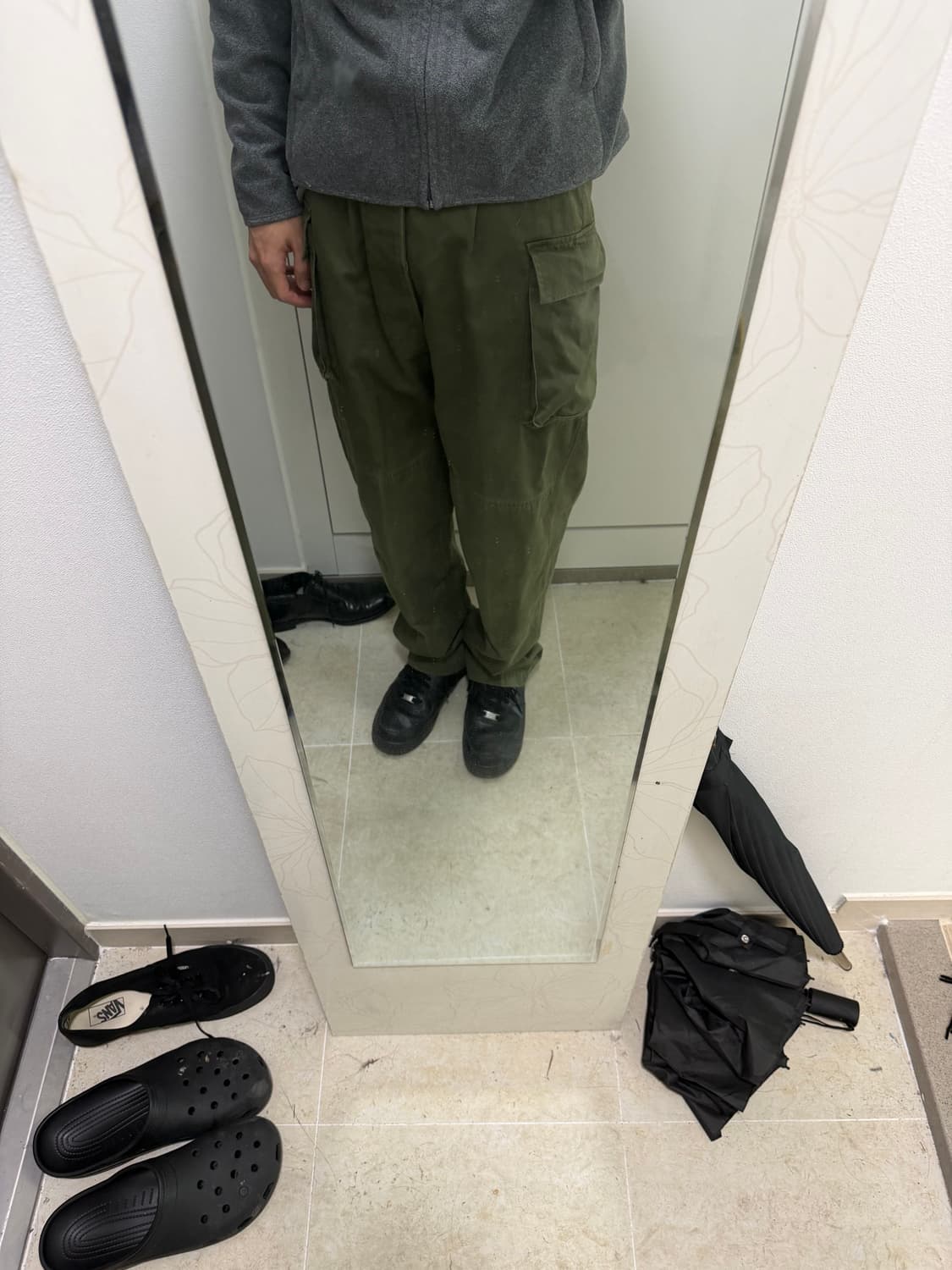 일본 빈티지 1995년 생산 교정복 바지 상품이미지2