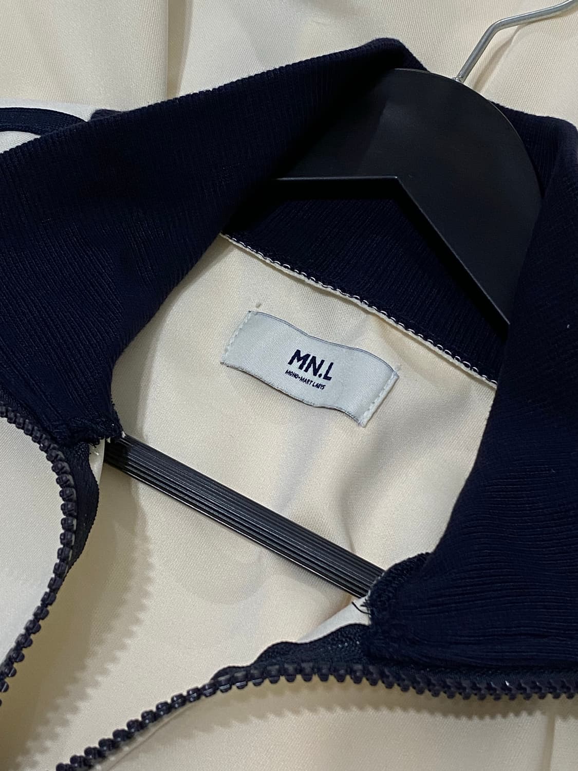 MN.L 라인 배색 투웨이 반팔 져지 상품이미지9