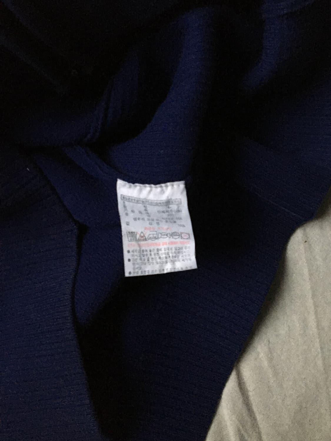 라코스테 자수패치 니트집업 상품이미지4