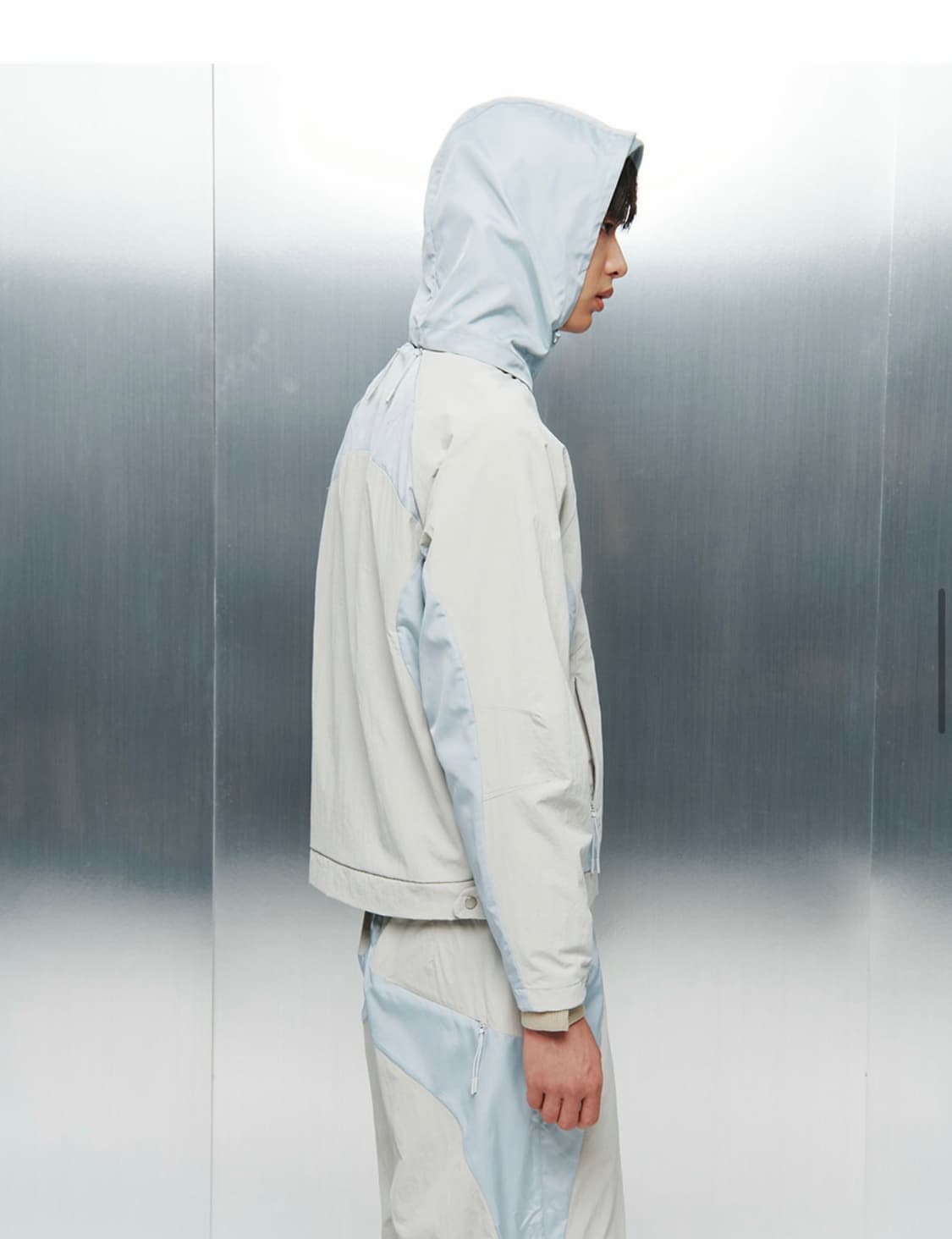 산산기어 콘트레스트 자켓 라이트 그레이 상품이미지3