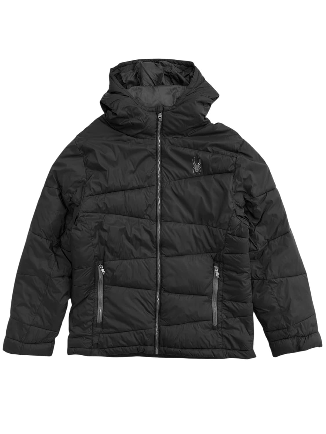 스파이더 경량패딩 다크그레이 상품이미지1