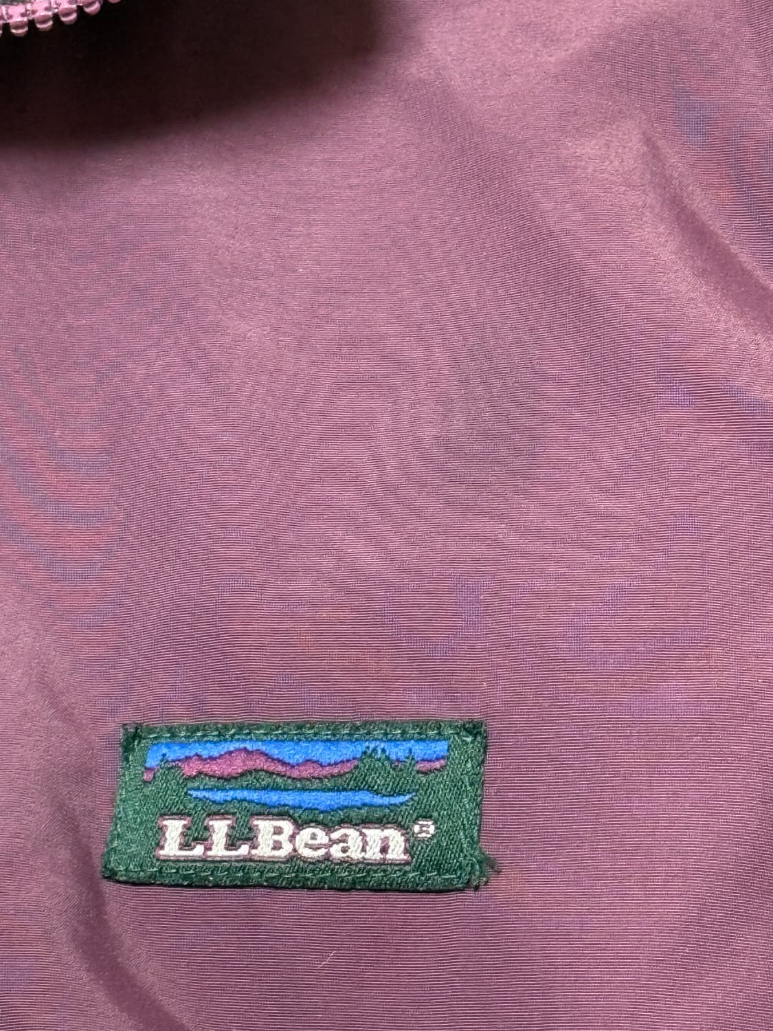 엘엘빈 웜업 플리스 집업 자켓 딥퍼플 90s 상품이미지5