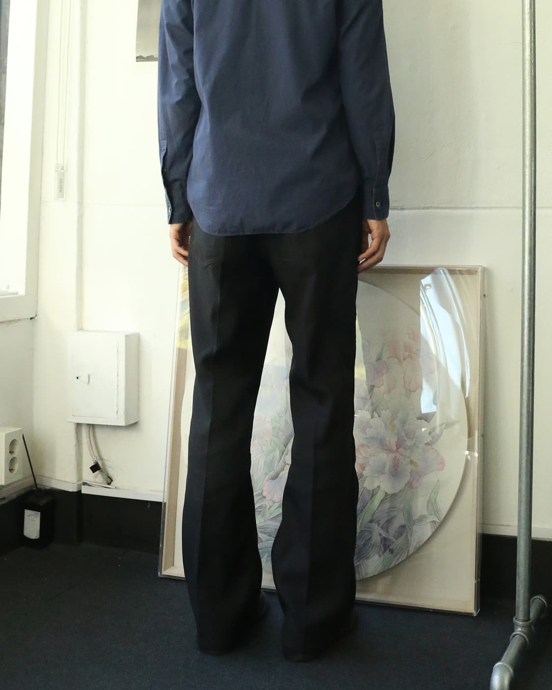 니들스 블랙 부츠컷 트라우저 상품이미지2