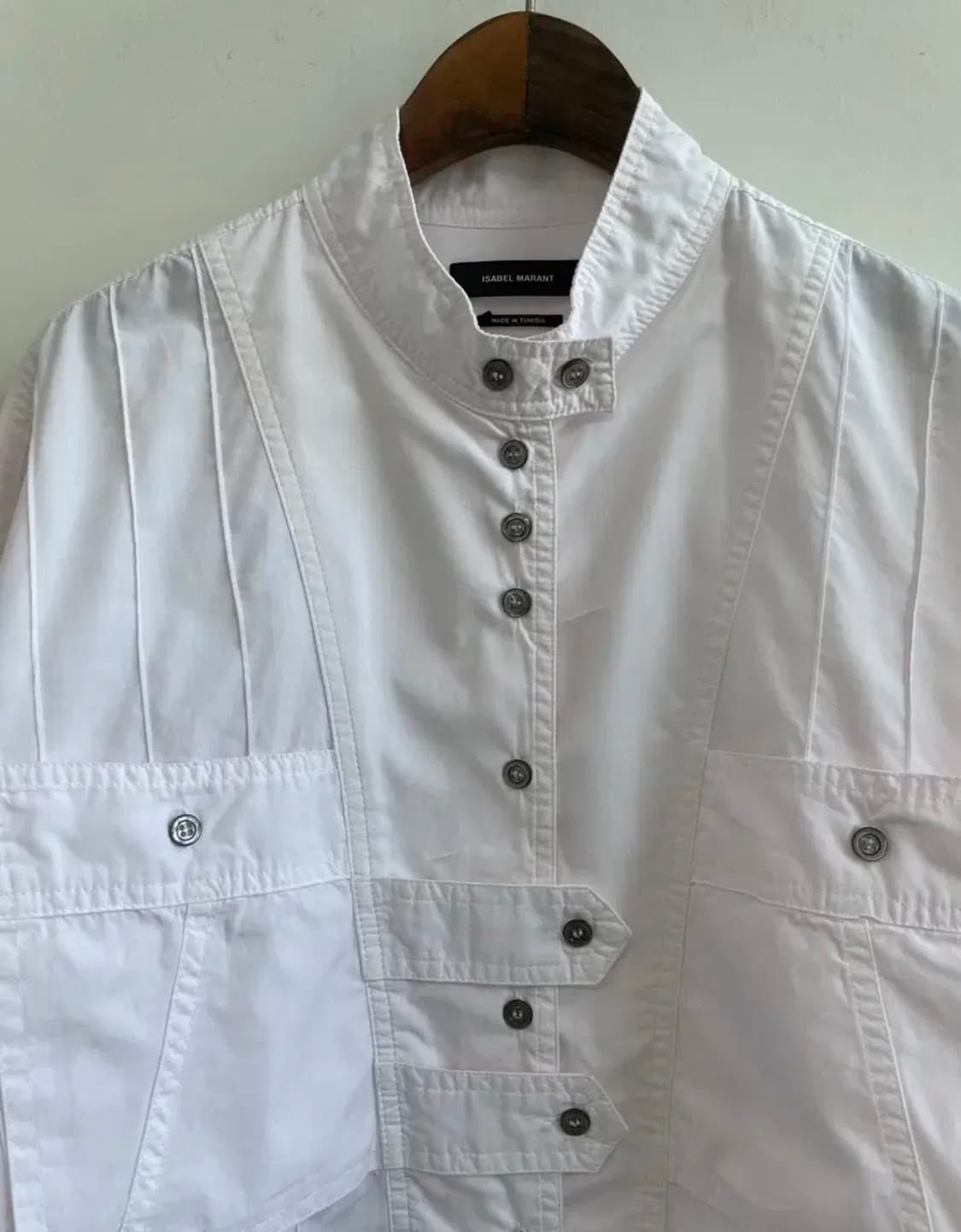 정품] 이자벨 마랑(ISABEL MARANT) 핀턱 포켓 코튼 38 상품이미지3