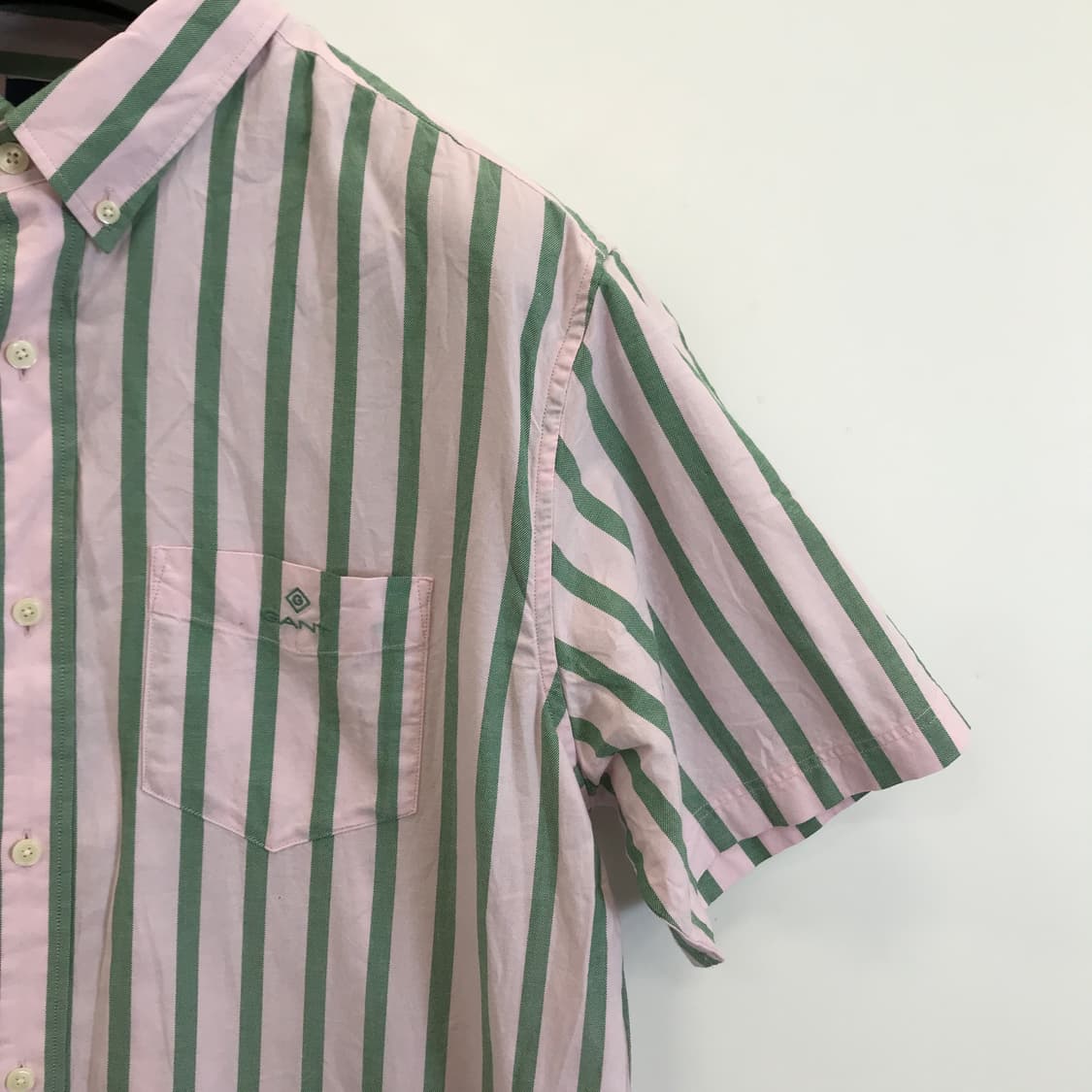 GANT 간트 스트라이프 반팔셔츠 국내판 [L] 상품이미지2